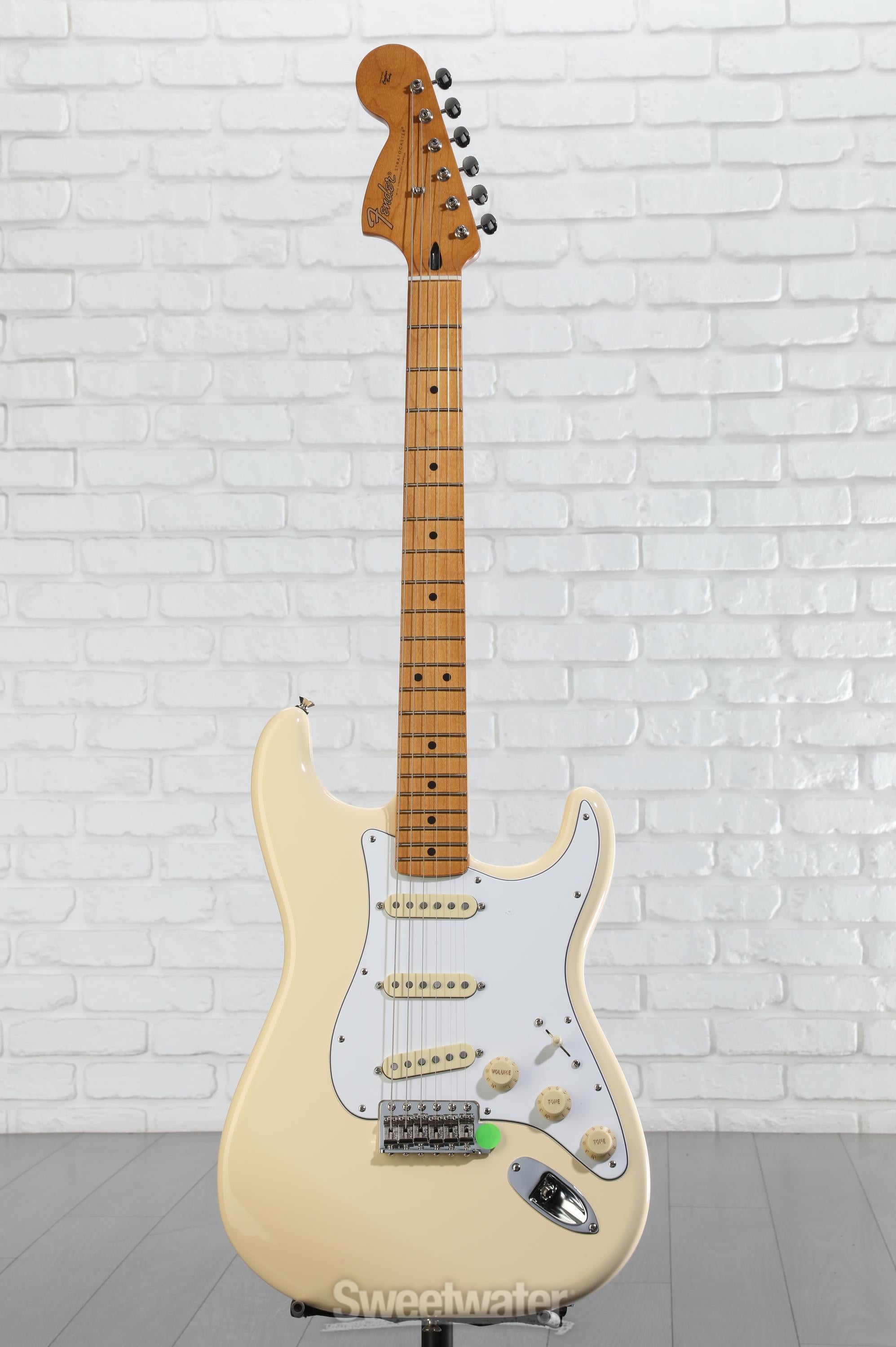 ギター Jimi Hendrix Signature Stratocaster Fender Jimi Hendrix Stratocaster - Olympic White with Maple