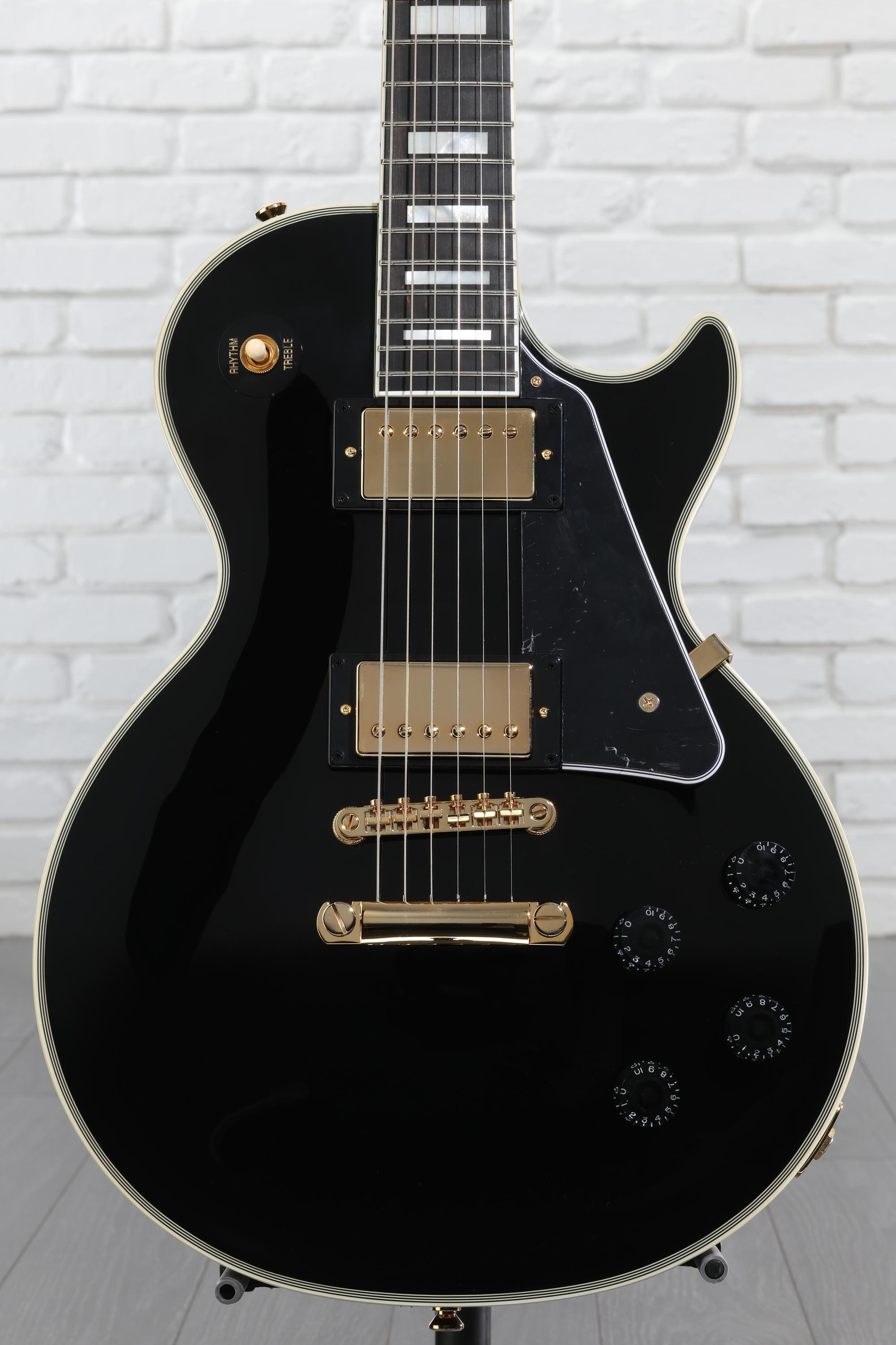 Epiphone Les Paul Custom Electric Guitar - Ebony | Sweetwater