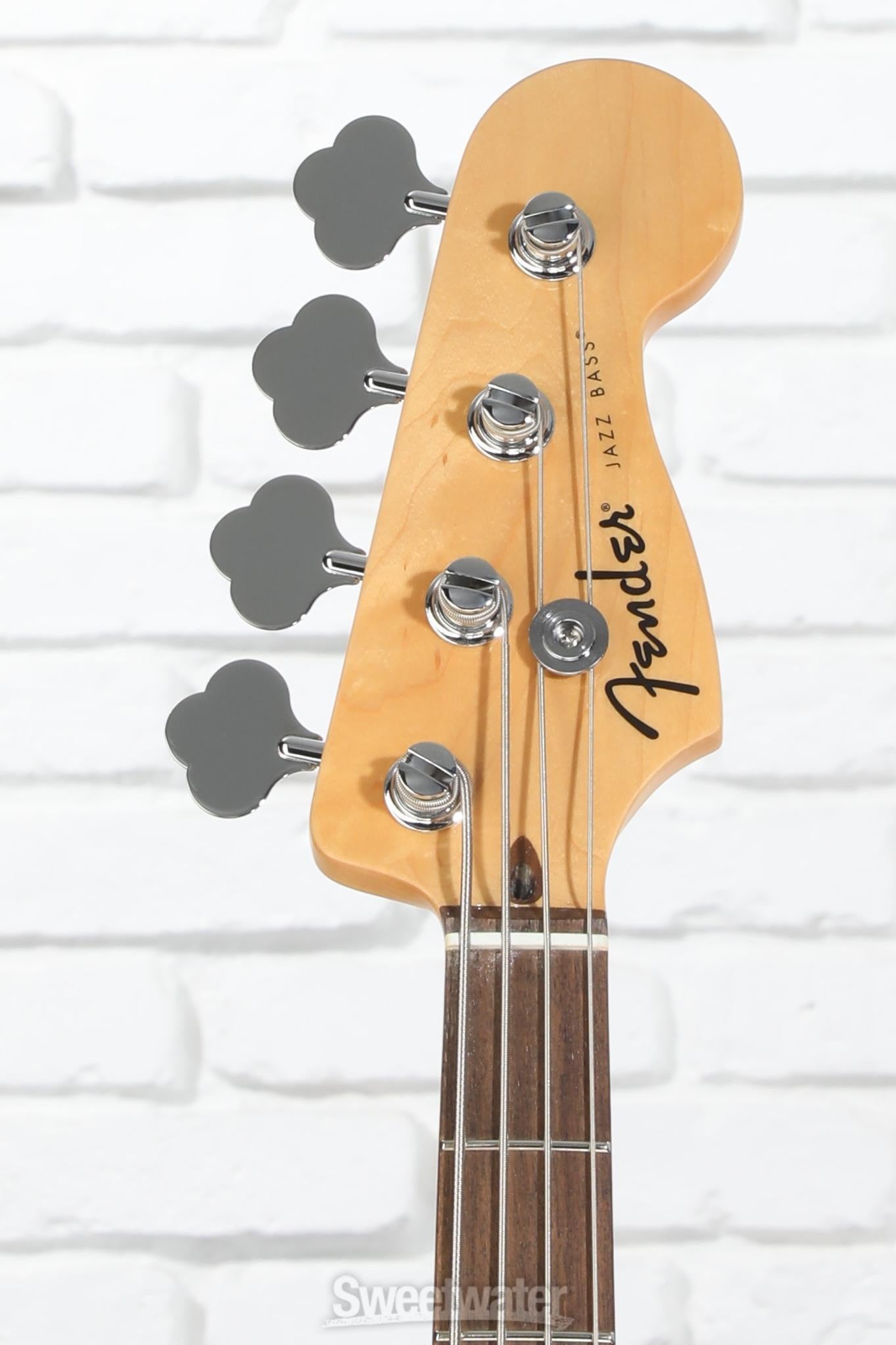 Fender Jazz Bass アイボリー 4弦 Fender Standard Jazz Bass - Olympic White, Laurel Fingerboard