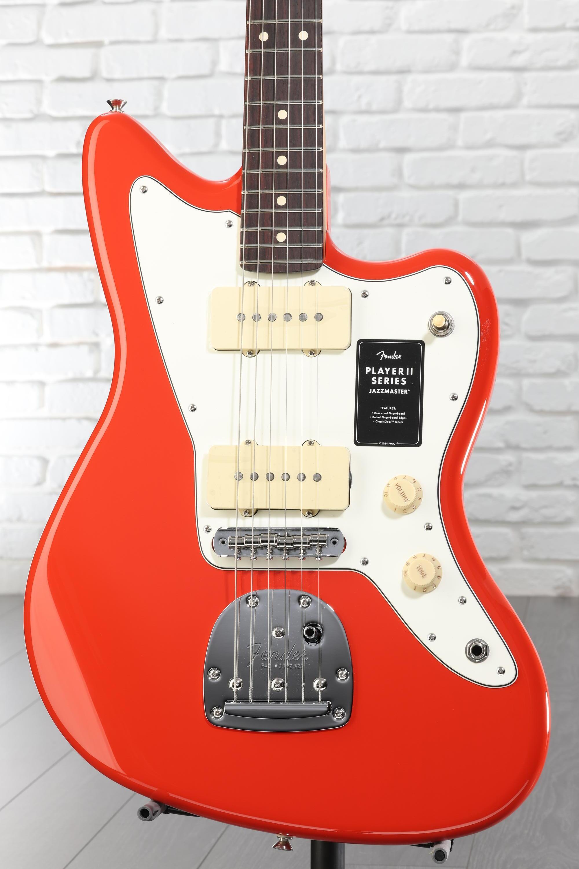 Fender Player II Jazzmaster Electric Guitar - Coral Red | Sweetwater
