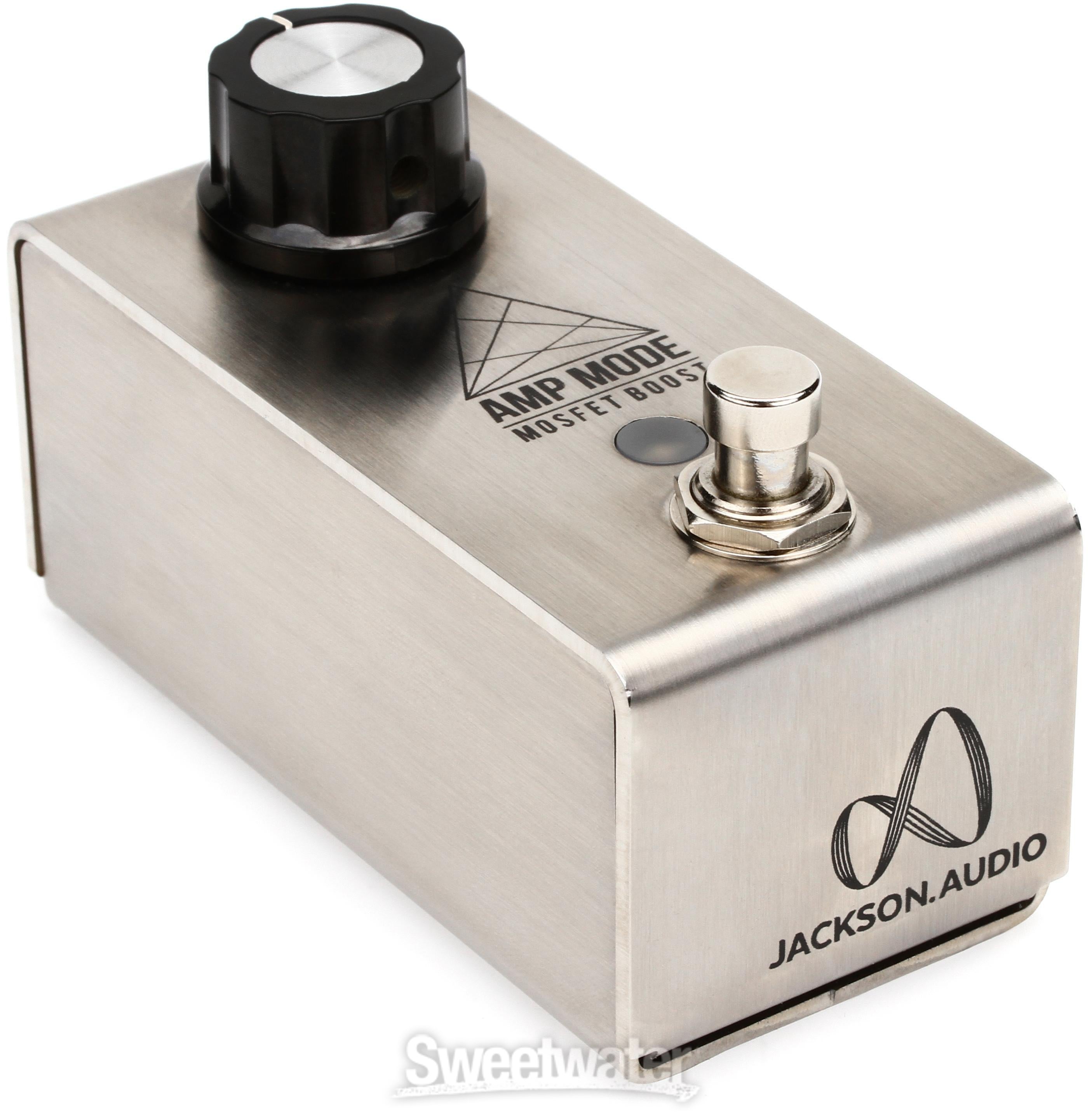 Jackson Audio Amp Mode Boost Pedal - Stainless Steel | Sweetwater