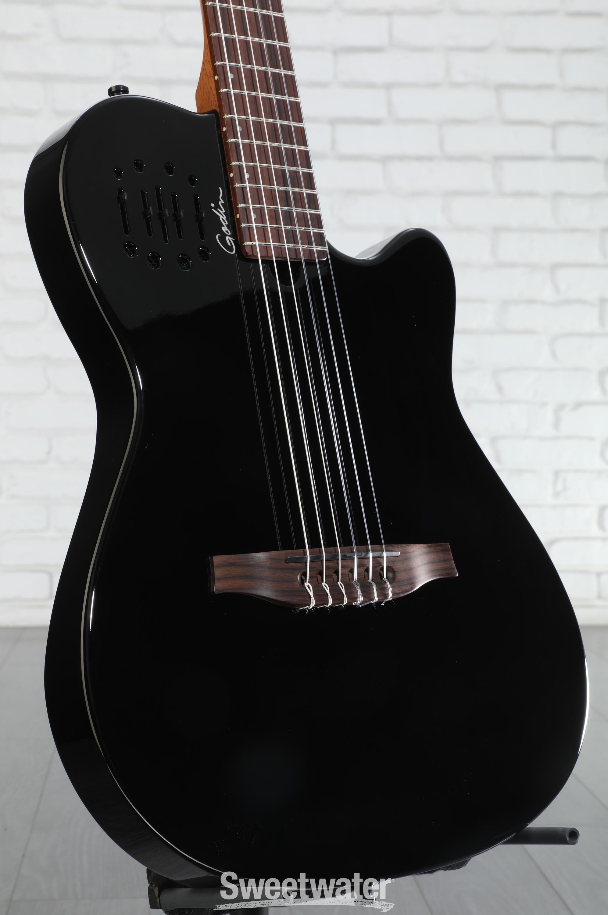 ギター Godin ACS Duet Nylon BLACK Godin ACS Grand Concert Nylon - Black | Sweetwater