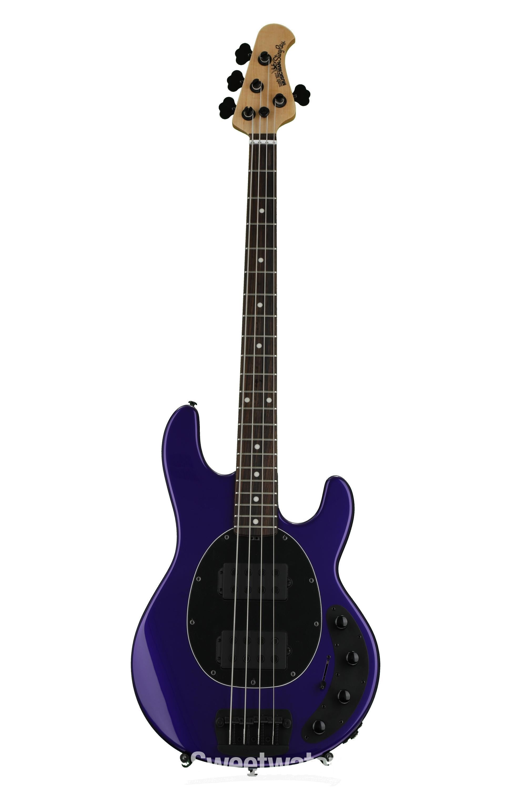 Ernie Ball Music Man Stingray 4 HH - Firemist Purple, Rosewood Fingerboard