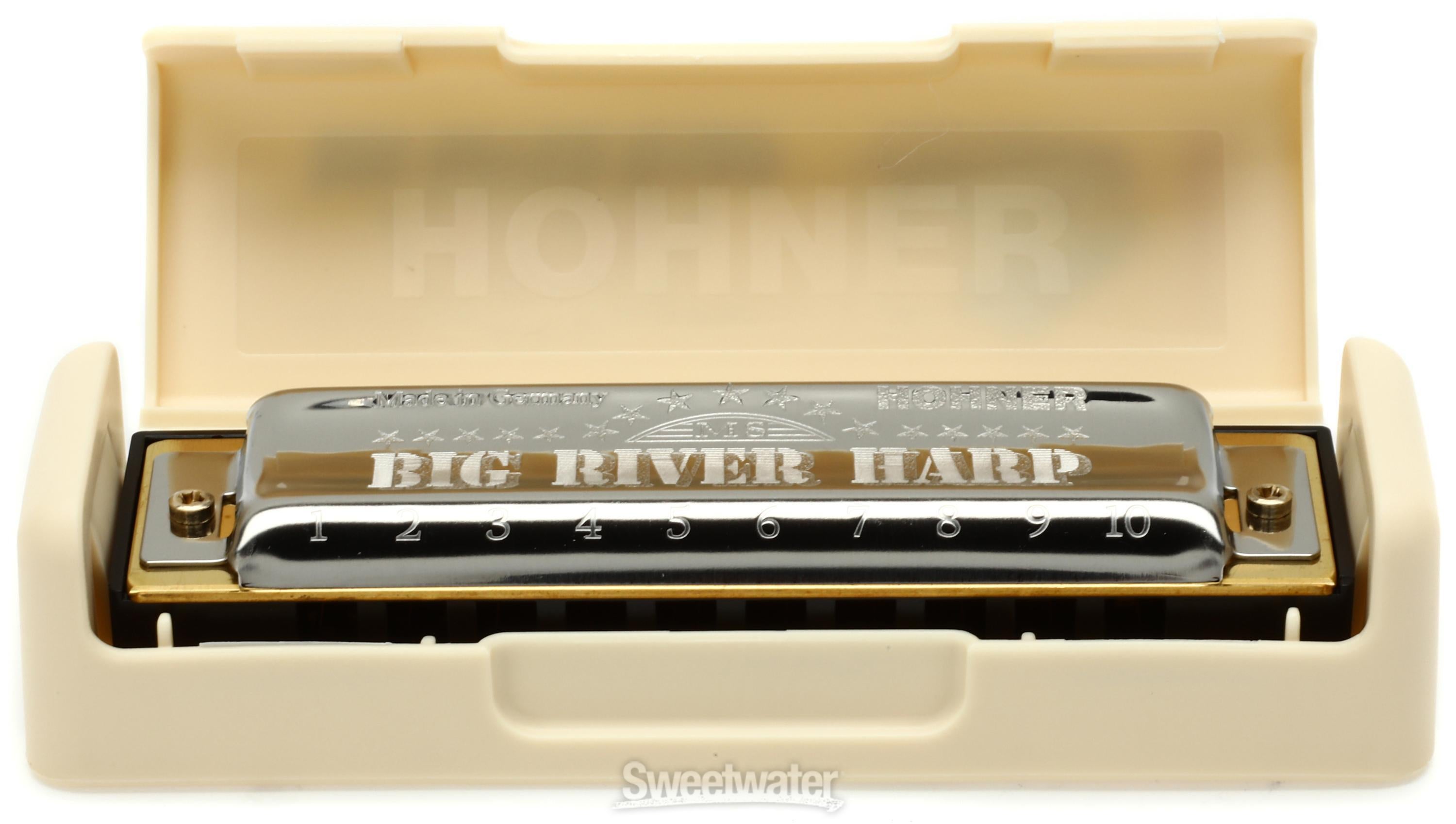Hohner Big River Harp Harmonica - Key of F | Sweetwater