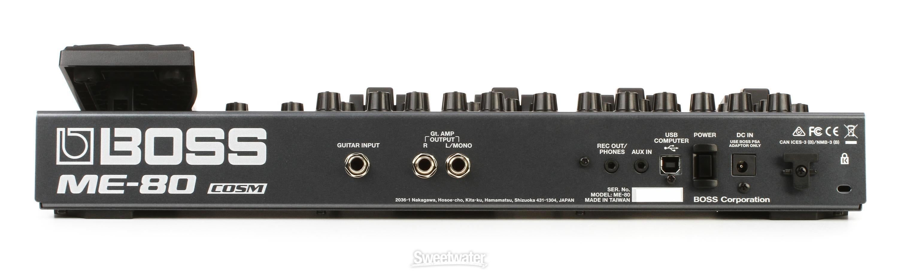 Boss ME-80 Guitar Multi-effects Pedal Reviews | Sweetwater
