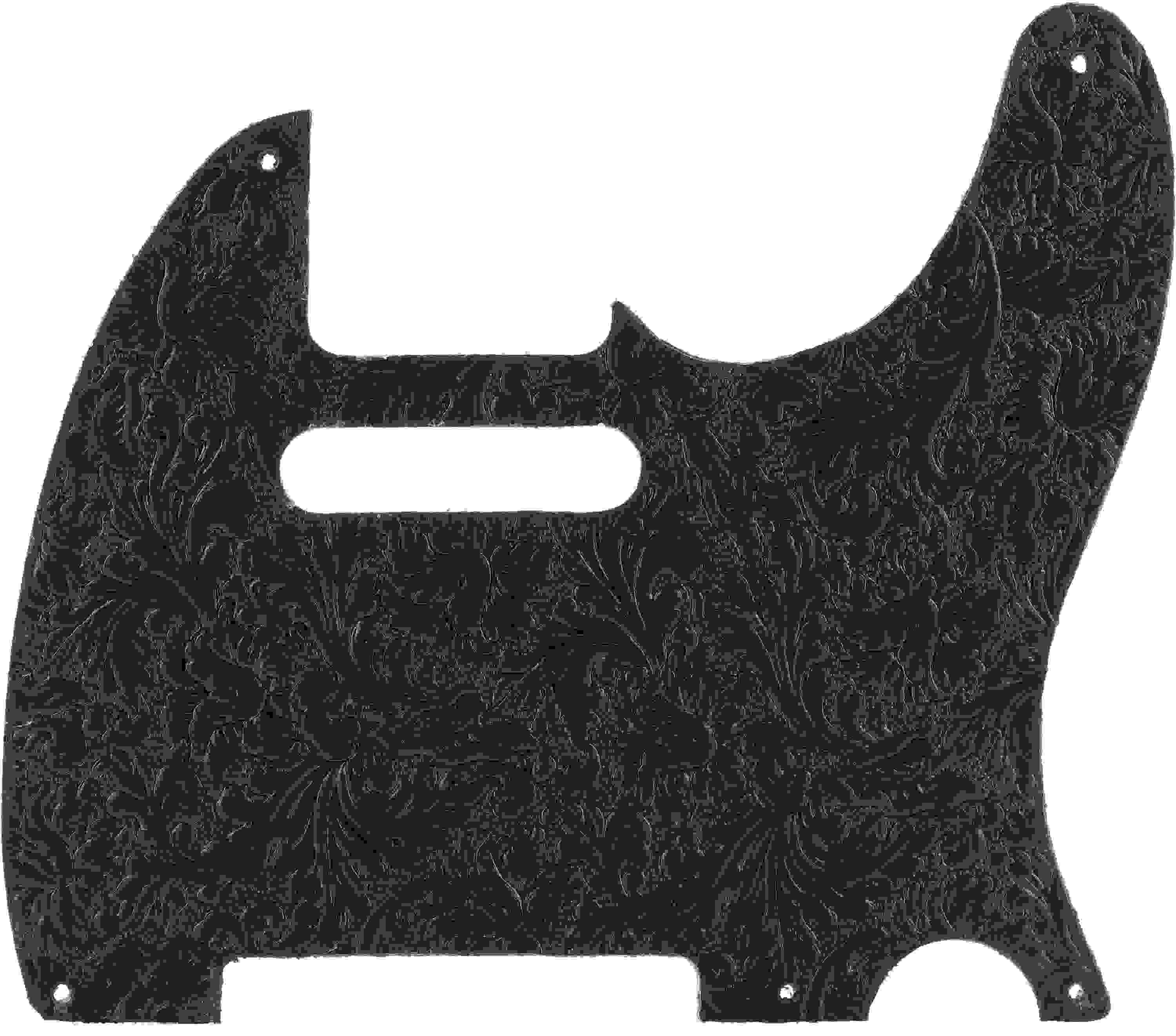 Fender Waylon Jennings Leather Pickguard - Black