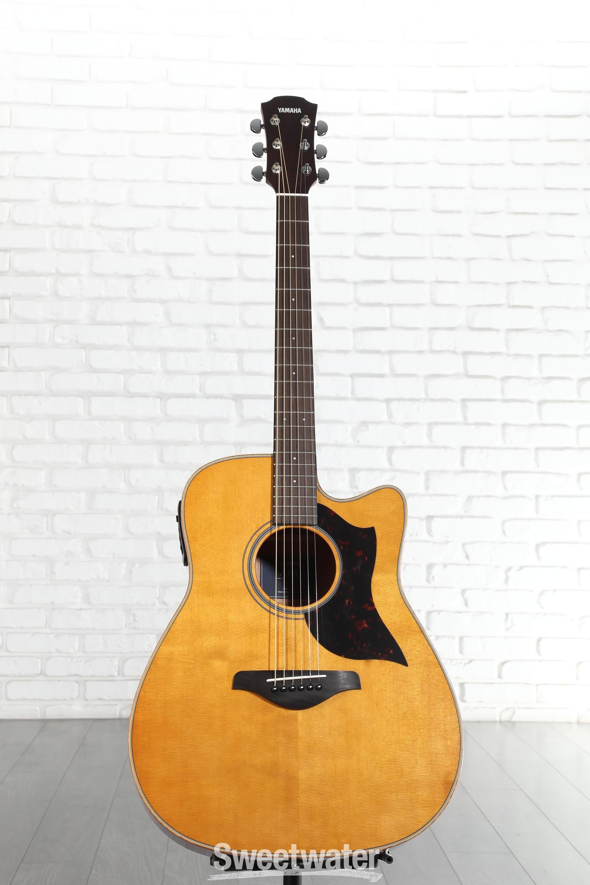 Yamaha A1M Acoustic-electric Guitar - Vintage Natural | Sweetwater