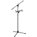 Photo of Rok-It Tripod Microphone Stand with Fixed Boom and Phone/Tablet Mount