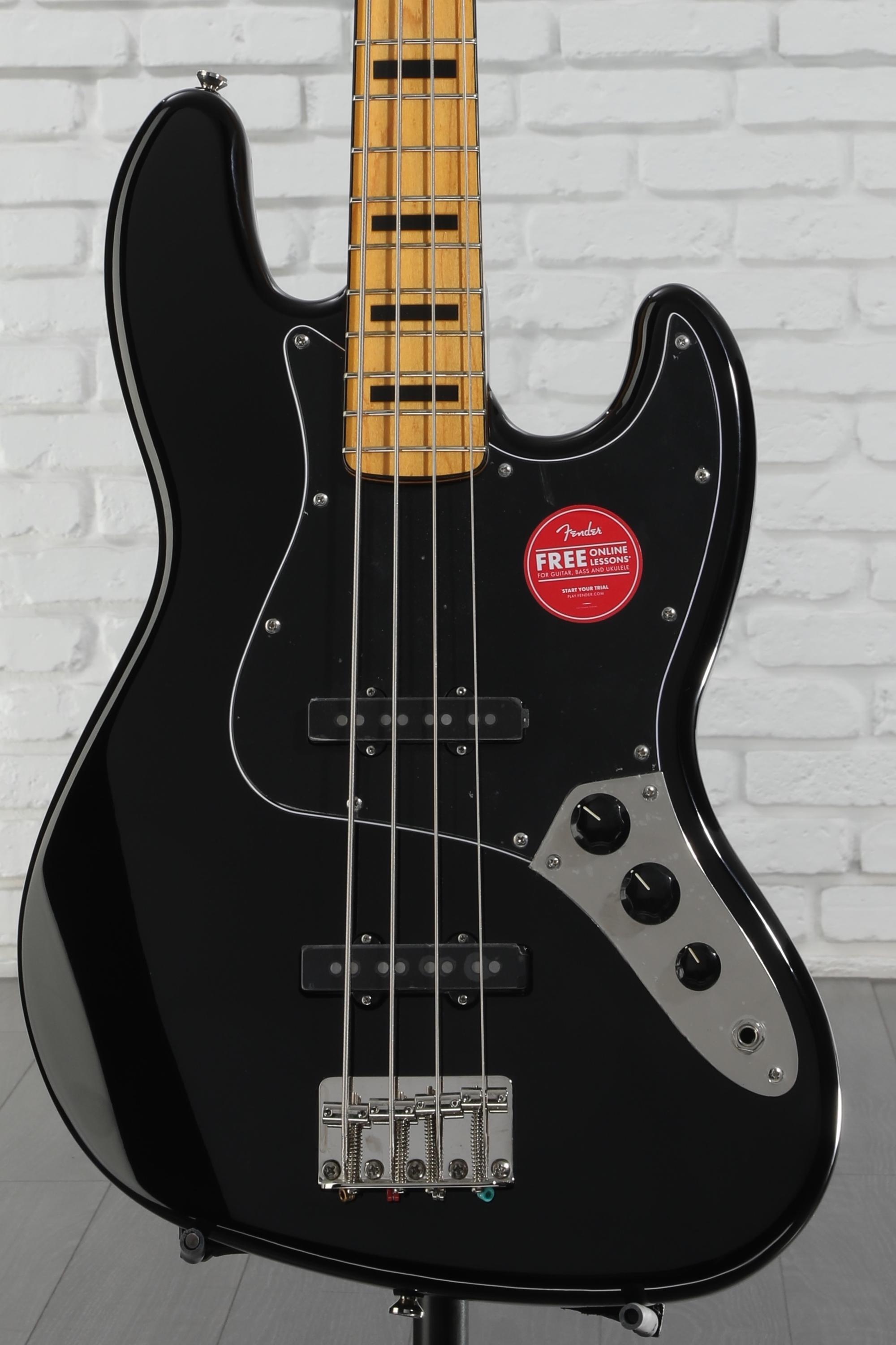 Squier Classic Vibe '70s Jazz Bass - Black | Sweetwater