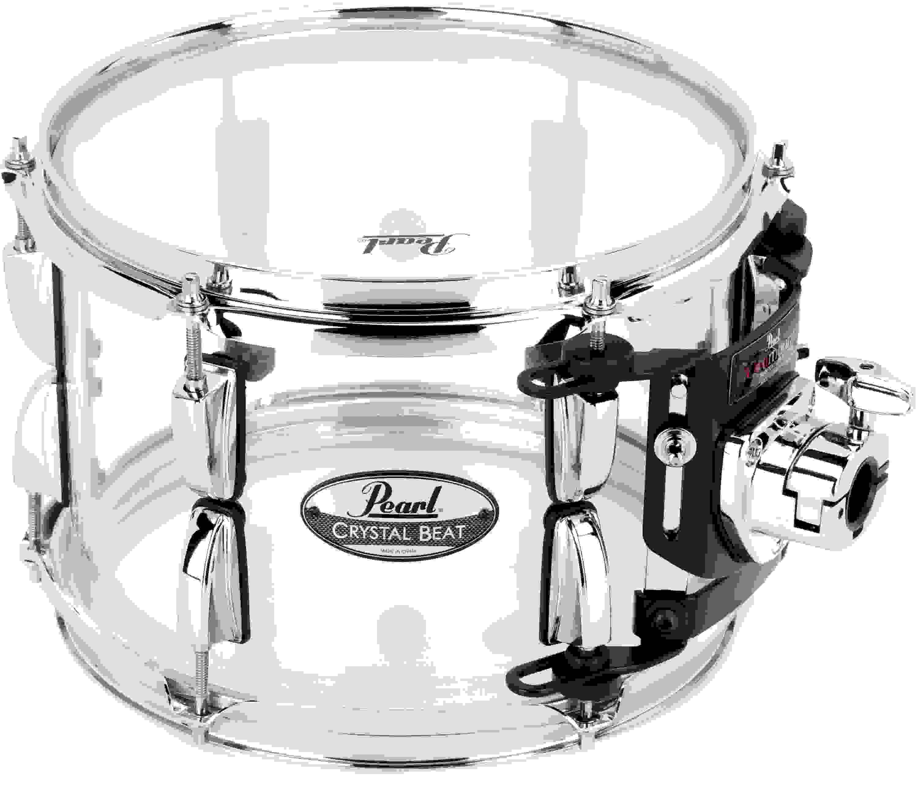 Pearl Crystal Beat Mounted Tom - 10 x 7 inch - Ultra Clear