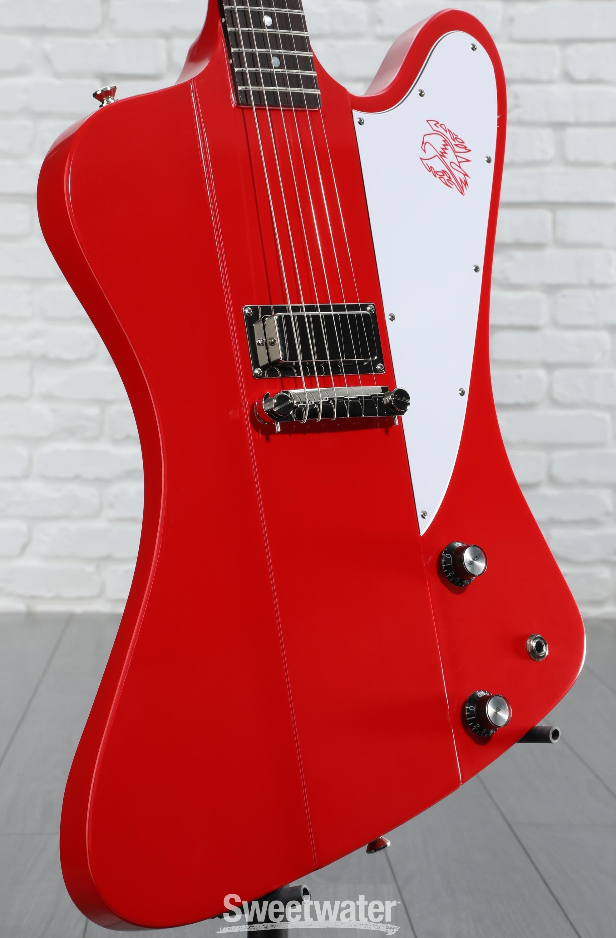 Photo of Epiphone Inspired by Gibson Custom 1963 Firebird I Electric Guitar - Cardinal Red