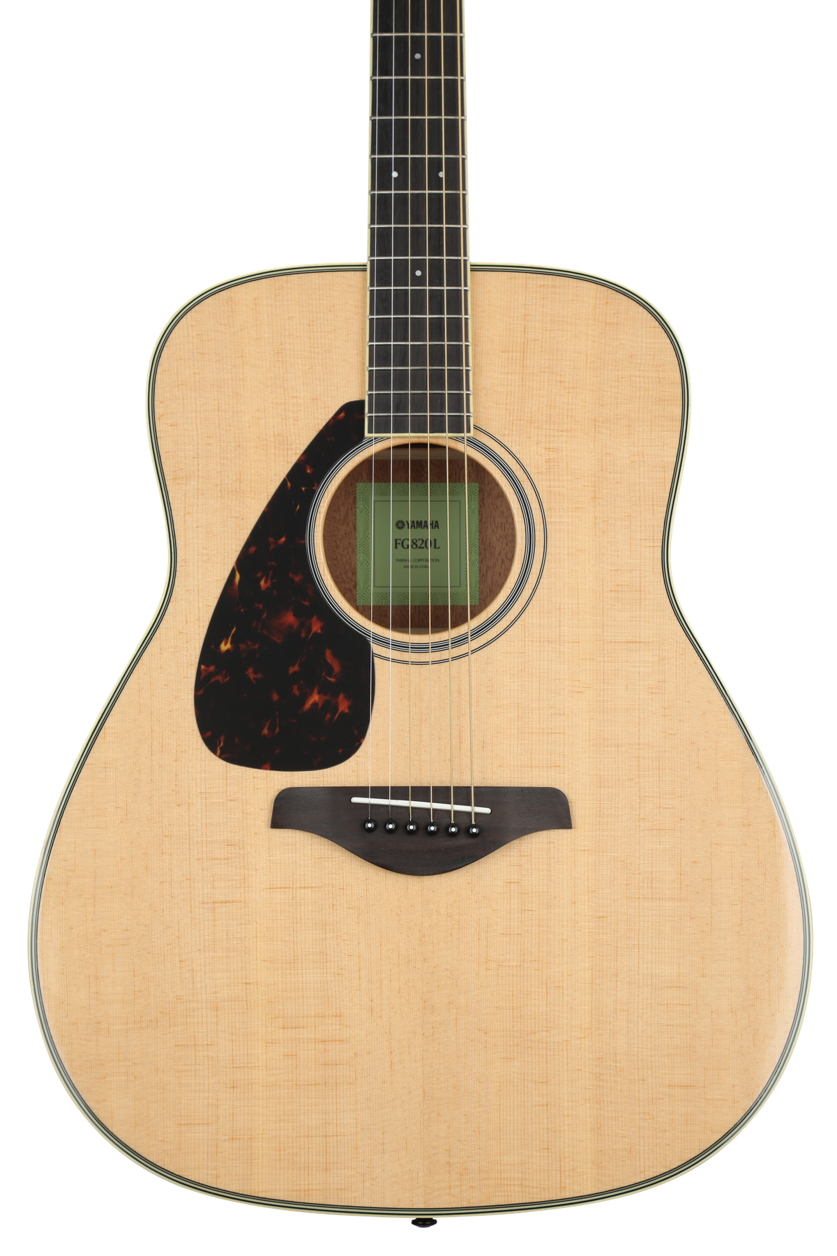 Yamaha FG820 Dreadnought Left-handed Acoustic Guitar - Natural