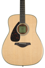 Photo of Yamaha FG820 Dreadnought Left-handed Acoustic Guitar - Natural