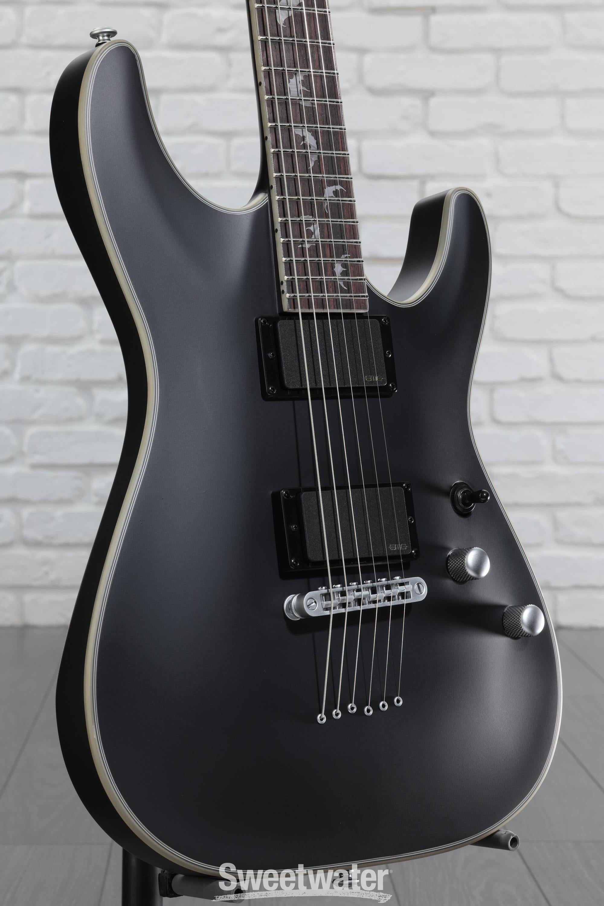 Schecter Damien Platinum 6 Electric Guitar - Satin Black