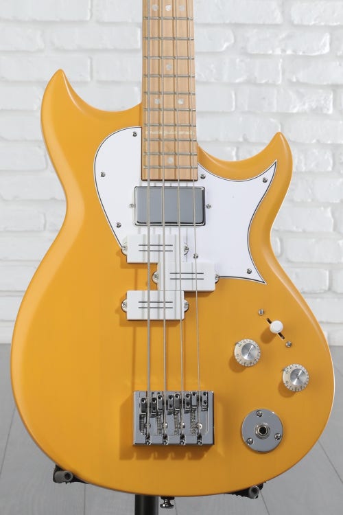 Reverend Mike Watt Wattplower MKII Bass Guitar - Watt Yellow