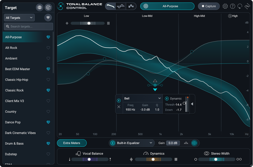 iZotope Tonal Balance Control 3 Mastering Reference Software
