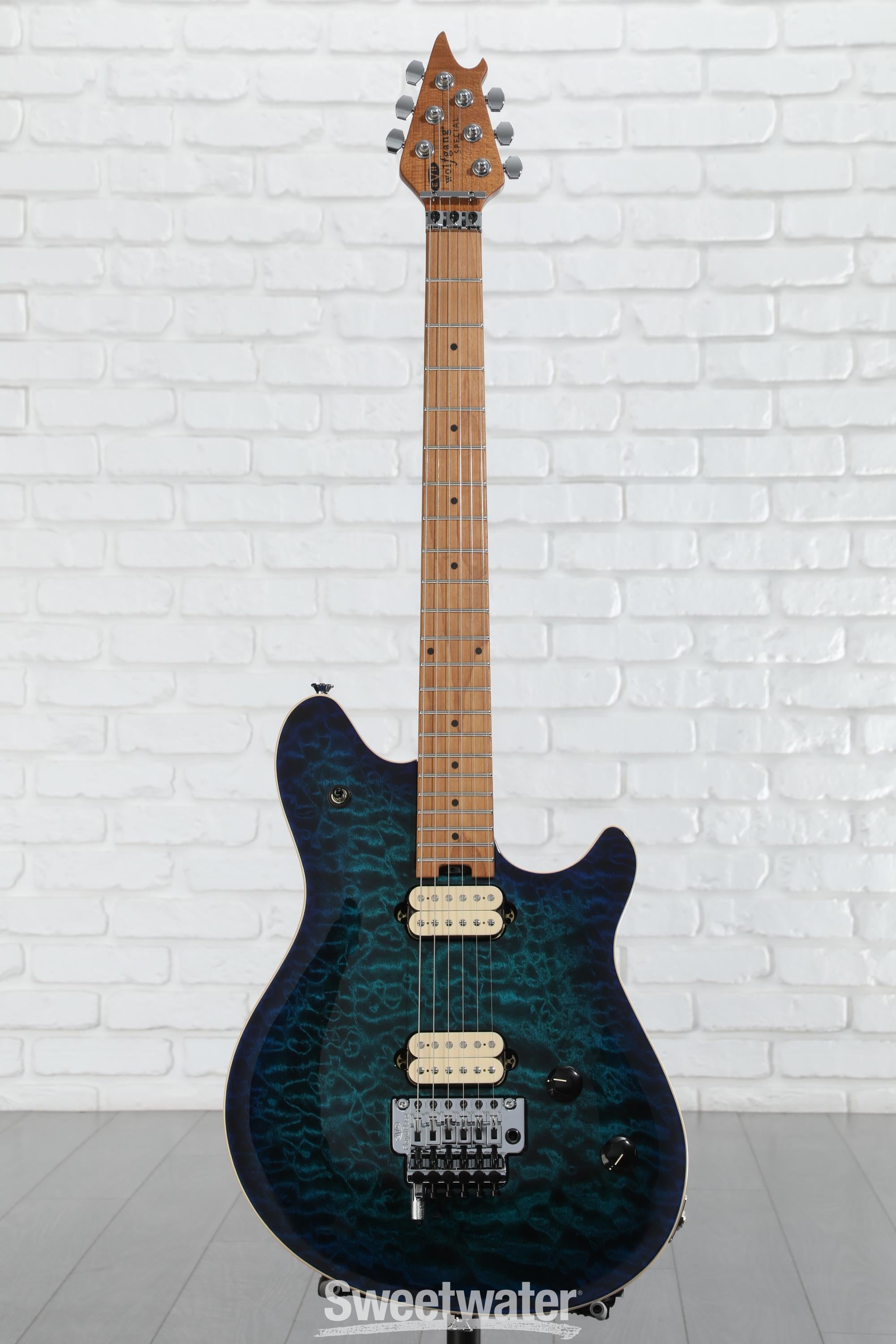ギター EVH Wolfgang Special QM EVH Wolfgang Special QM Electric Guitar - Chlorine Burst with