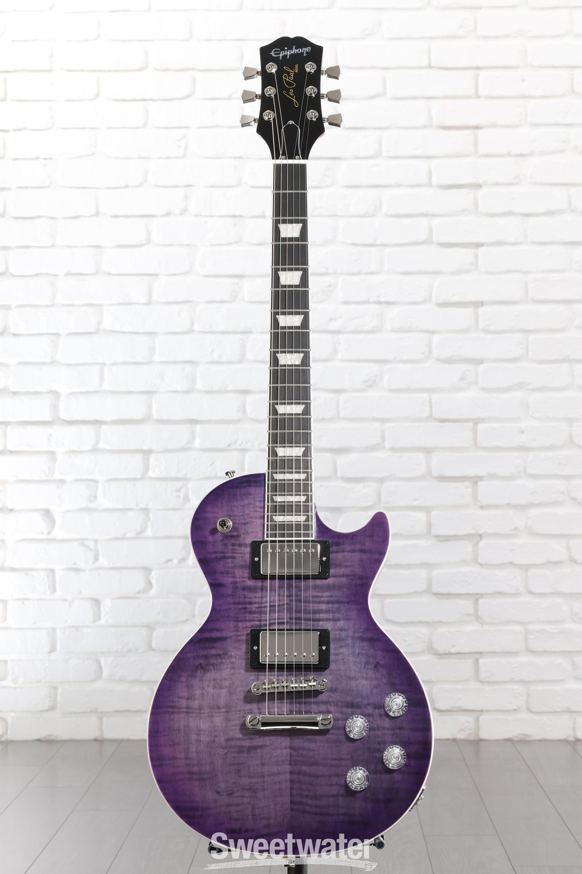 Epiphone Les Paul Modern Figured Electric Guitar - Purple Burst