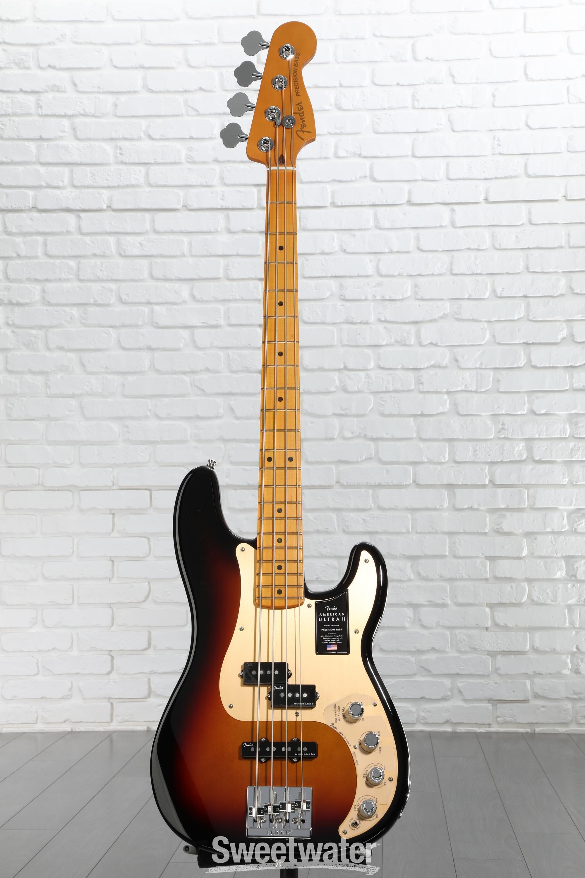 Fender American Ultra II Precision Bass - Ultraburst | Sweetwater