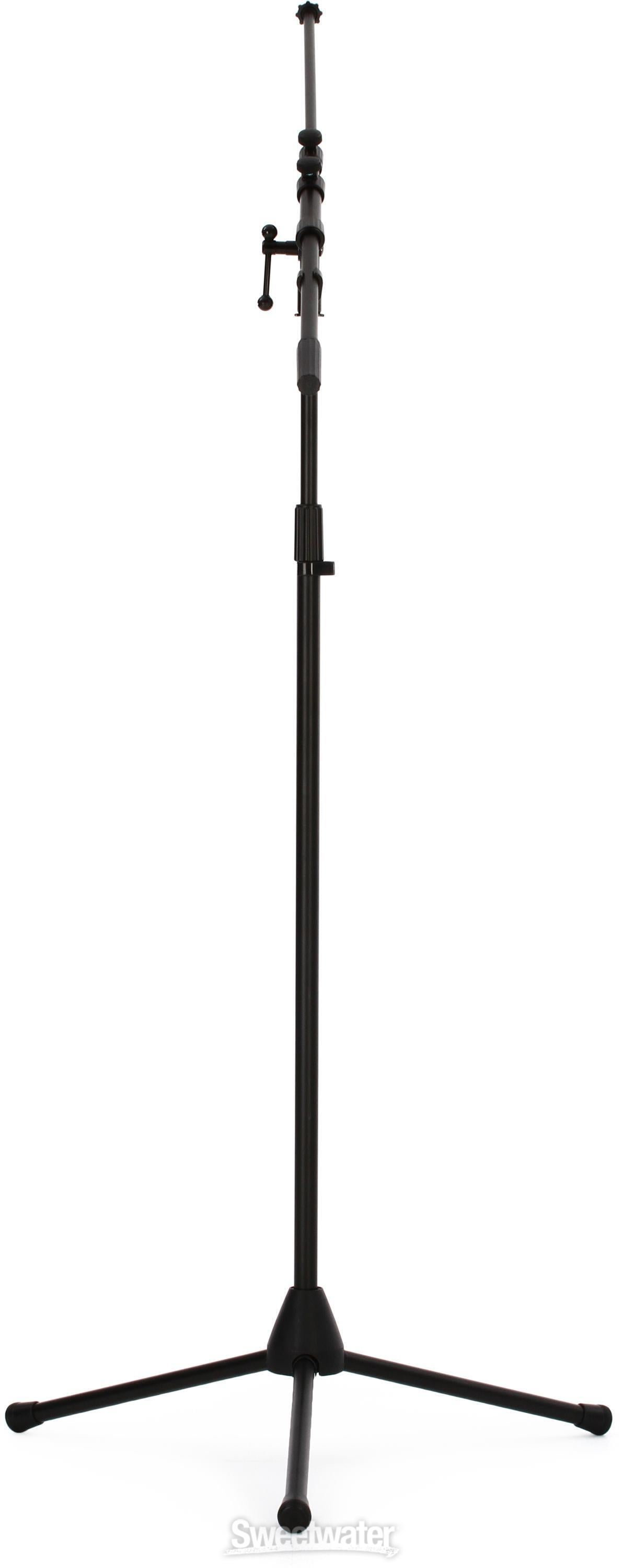 On-Stage Telescoping Euro Boom buy Mic Stand / Black