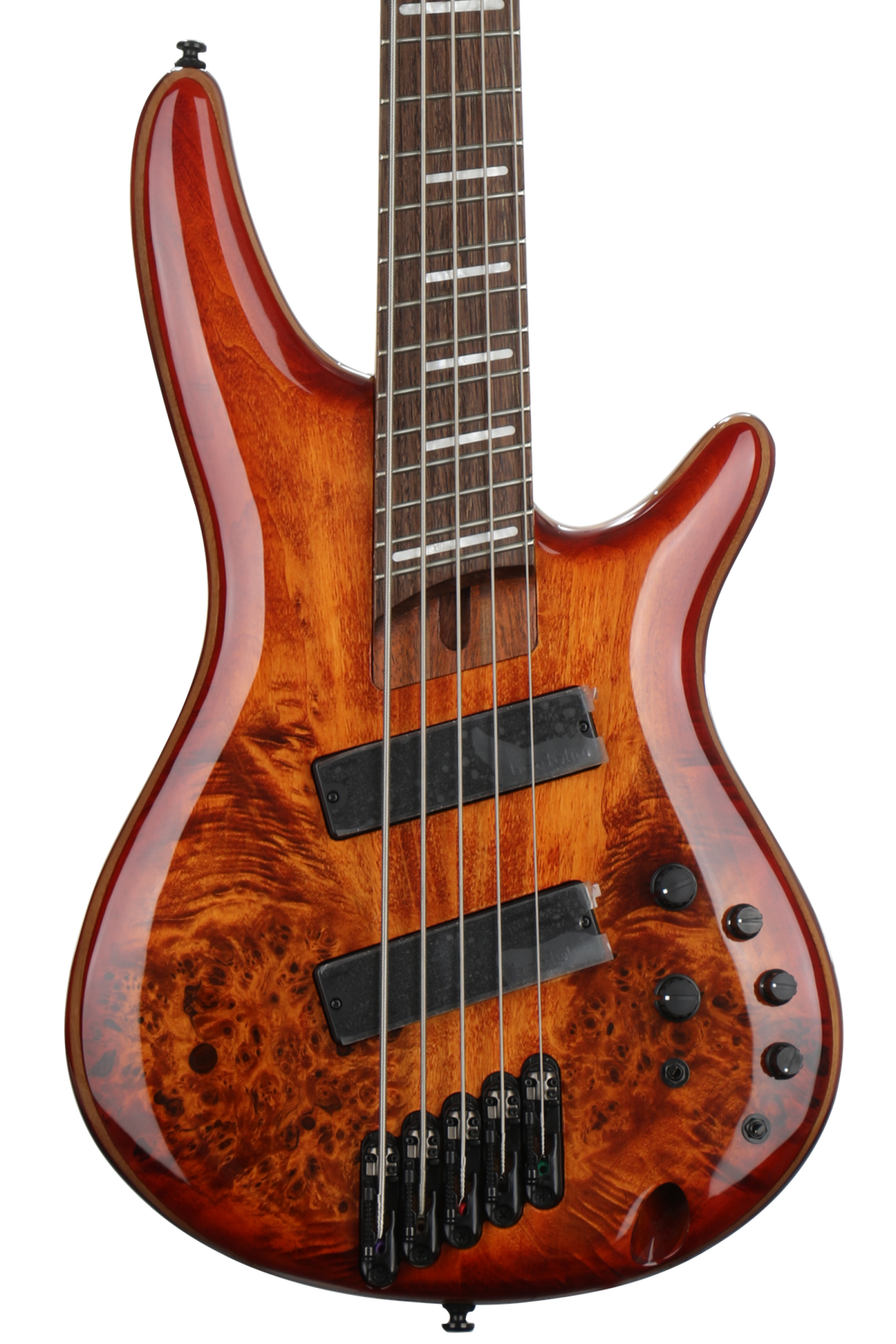 Ibanez SRMS805 美品 Ibanez Bass Workshop SRMS805 Multi-Scale Bass Guitar - Brown