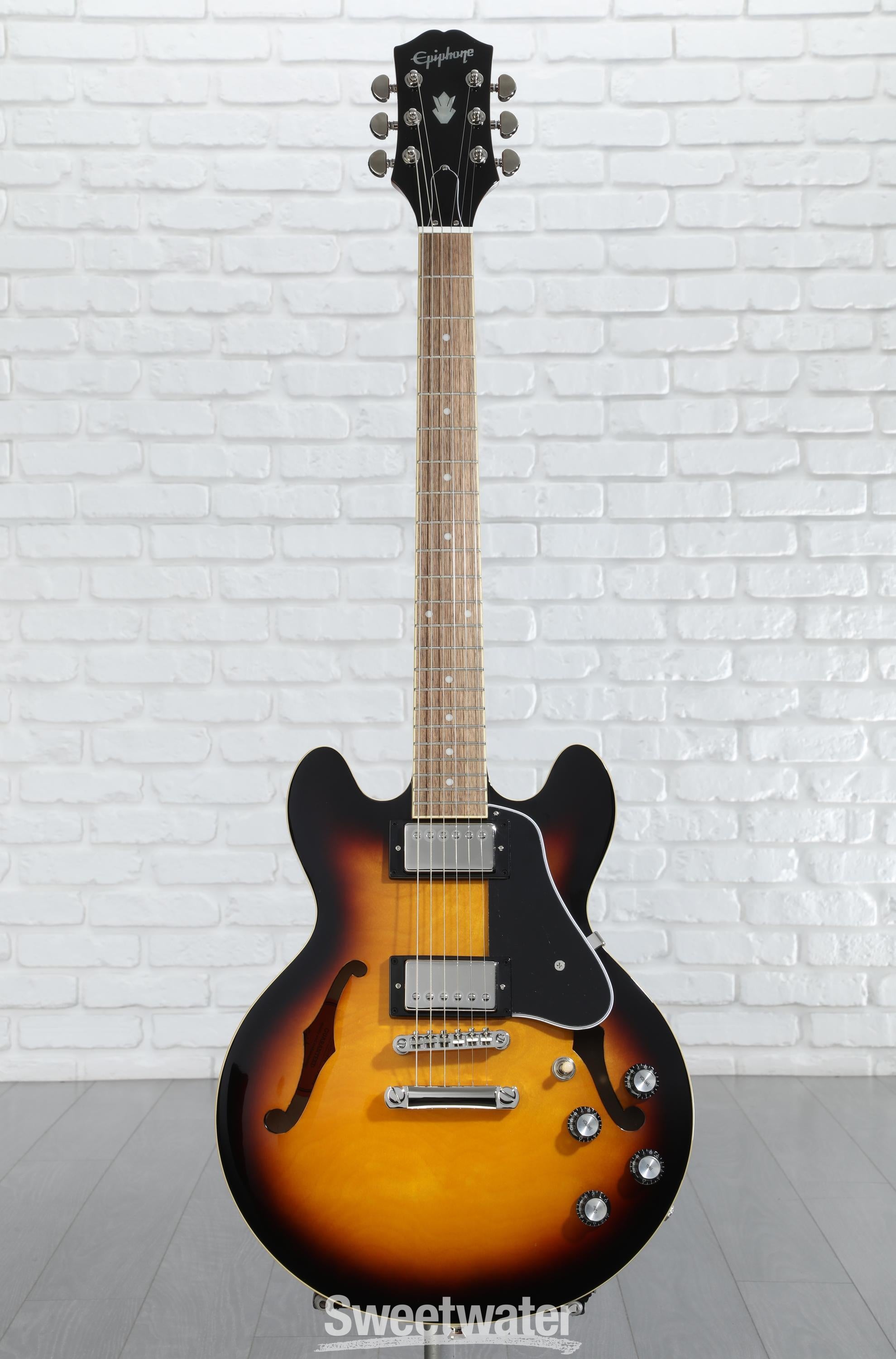 Amazon.com: Epiphone ES339 Semi Hollowbody, Vintage Sunburst