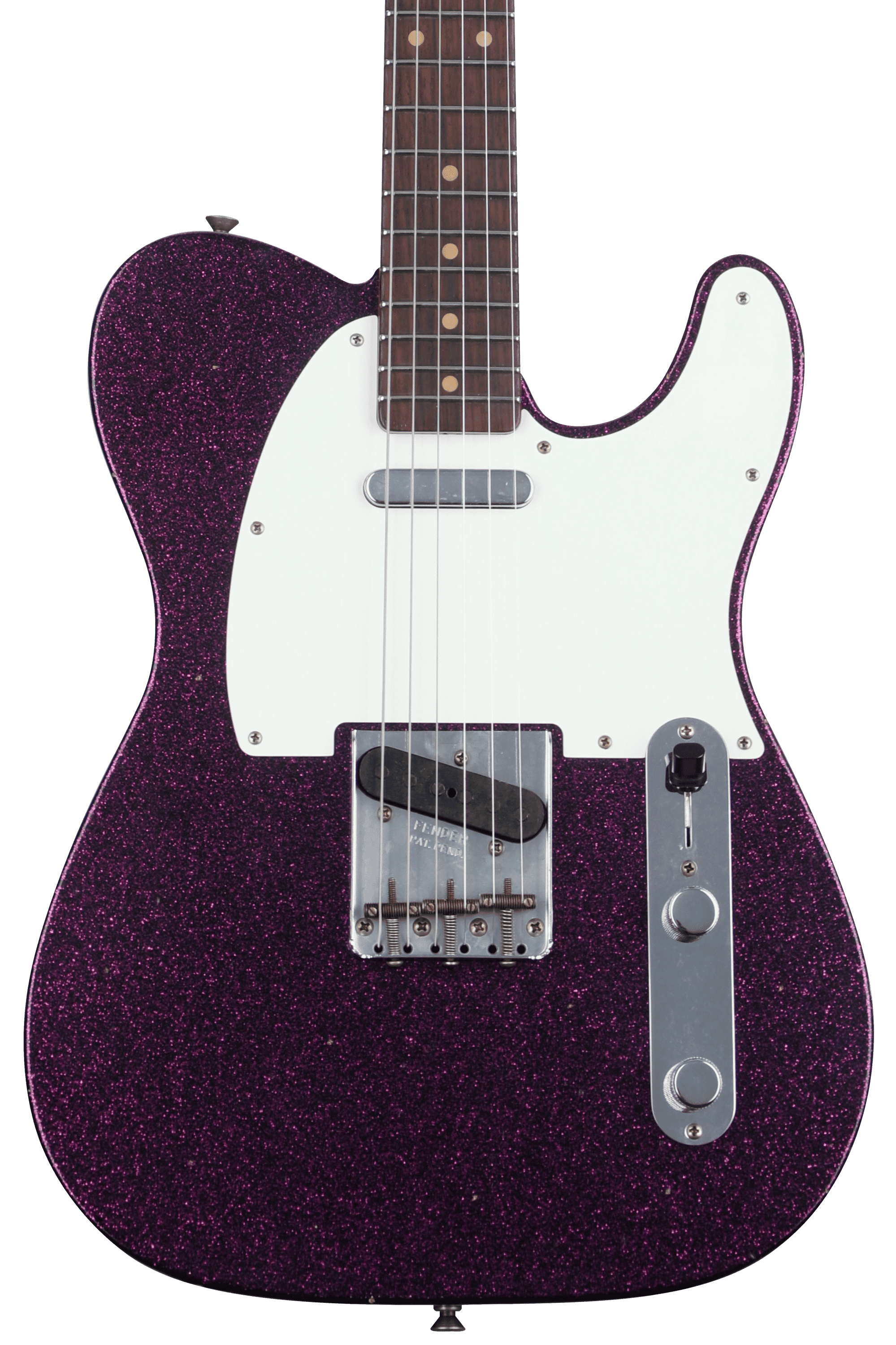 Fender Custom Shop Limited-edition '60 Telecaster Journeyman Relic Electric  Guitar - Purple Sparkle