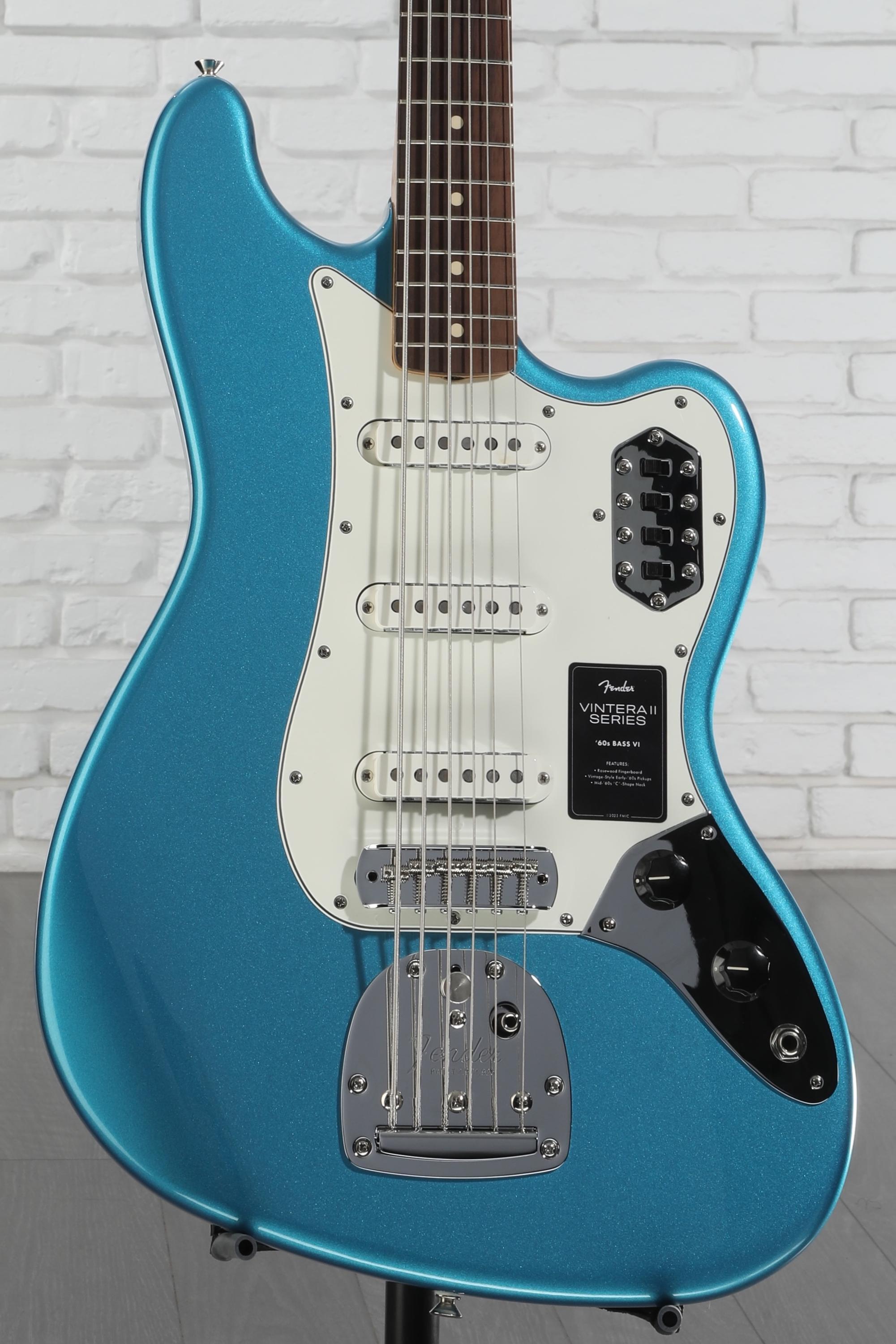 FENDER (フェンダー) / Vintera II ‘60s Bass VI Amazon.com: Fender Vintera II '60s Bass VI - Fiesta Red : Musical