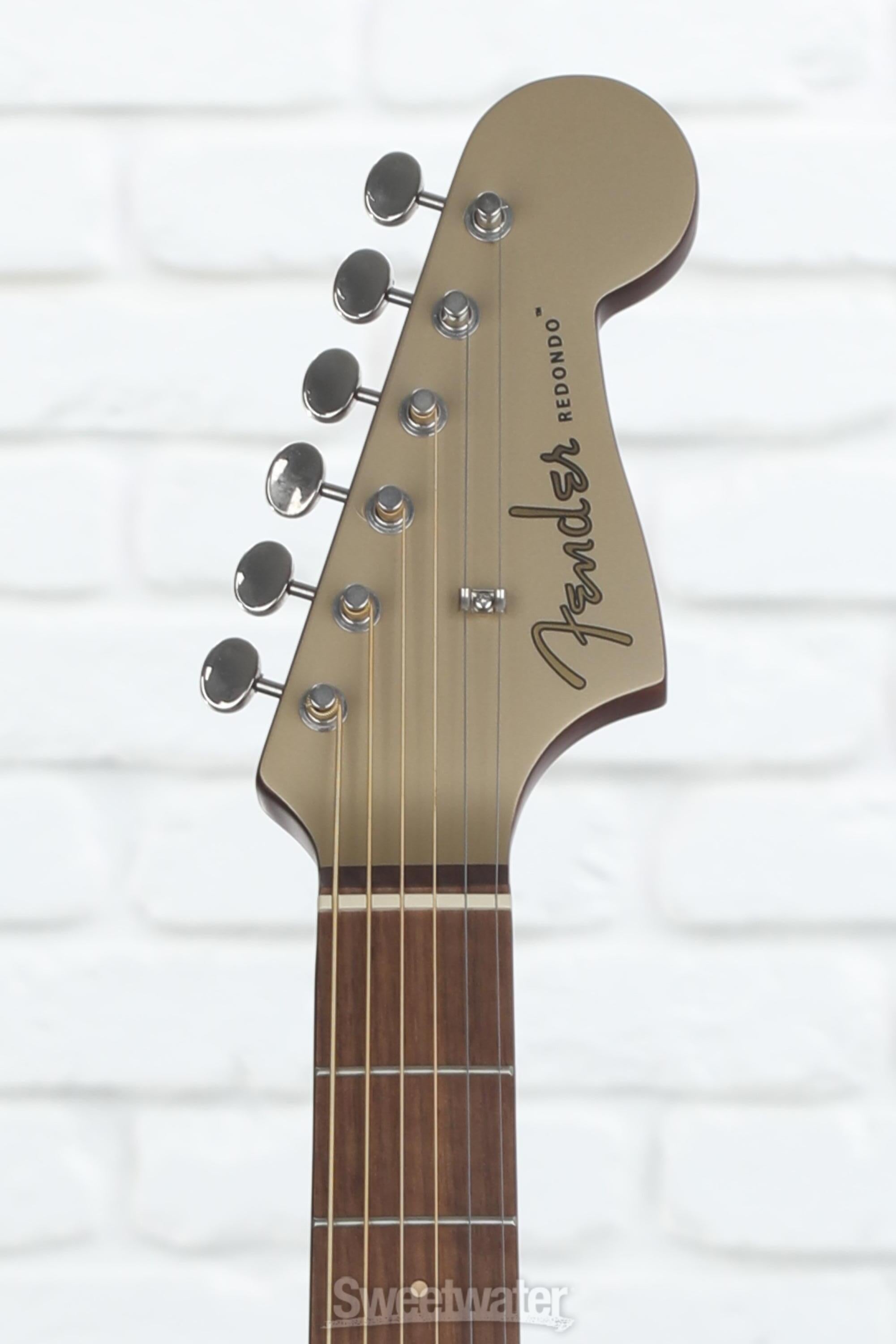 Fender Redondo Player Acoustic-electric Guitar - Bronze Satin | Sweetwater