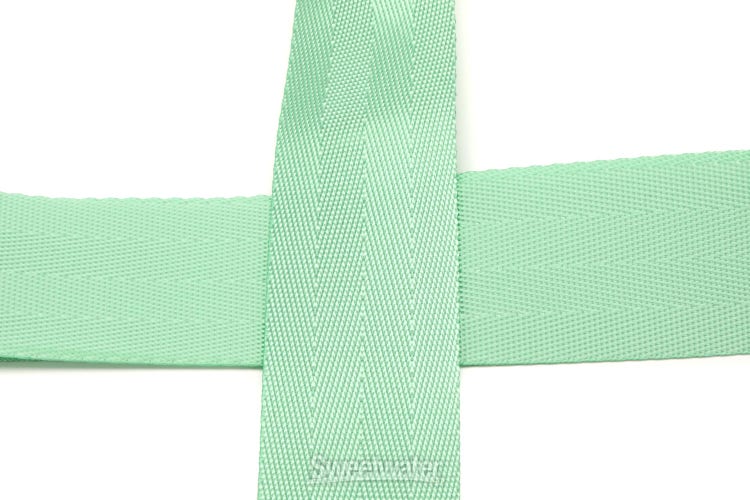 Fender American Professional Seat Belt Strap - Mystic Surf Green