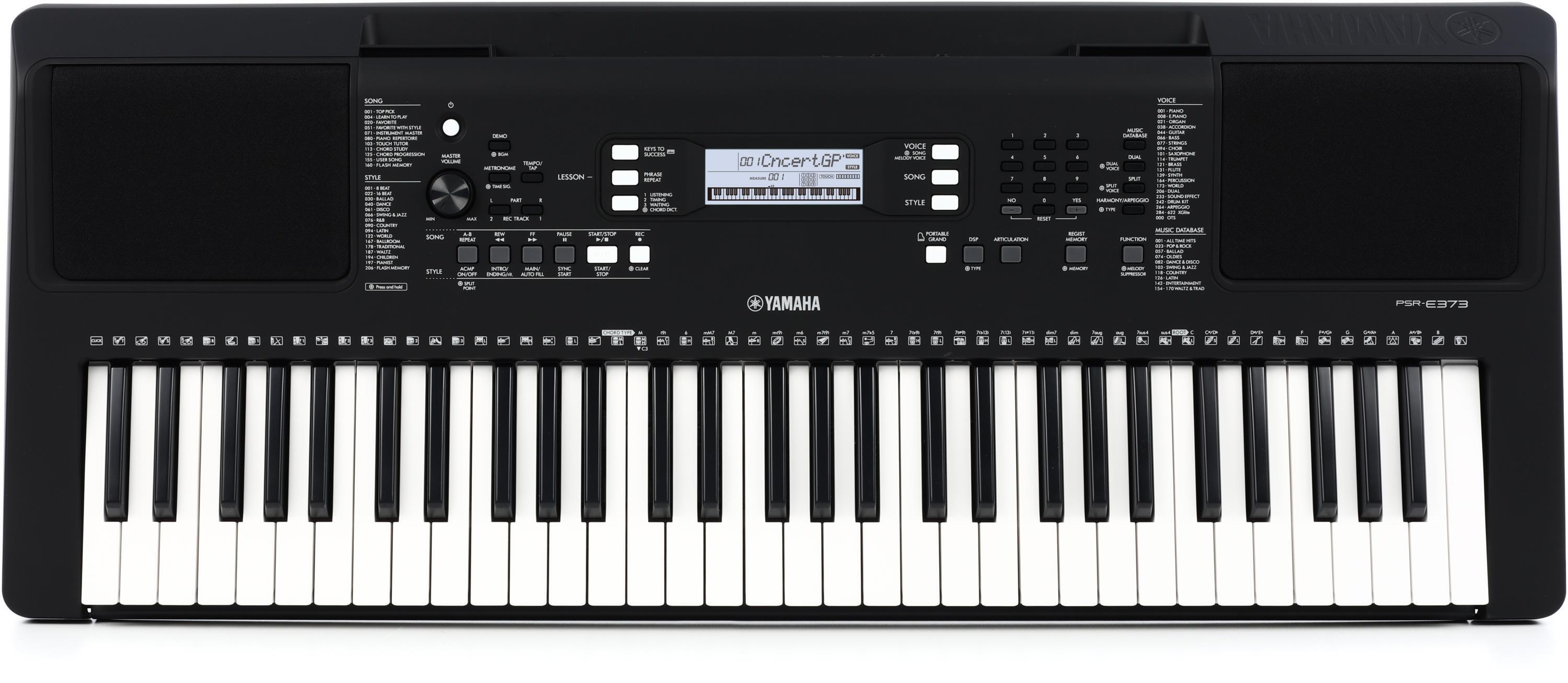 Yamaha PSR-E373 61-key Portable Arranger Reviews | Sweetwater