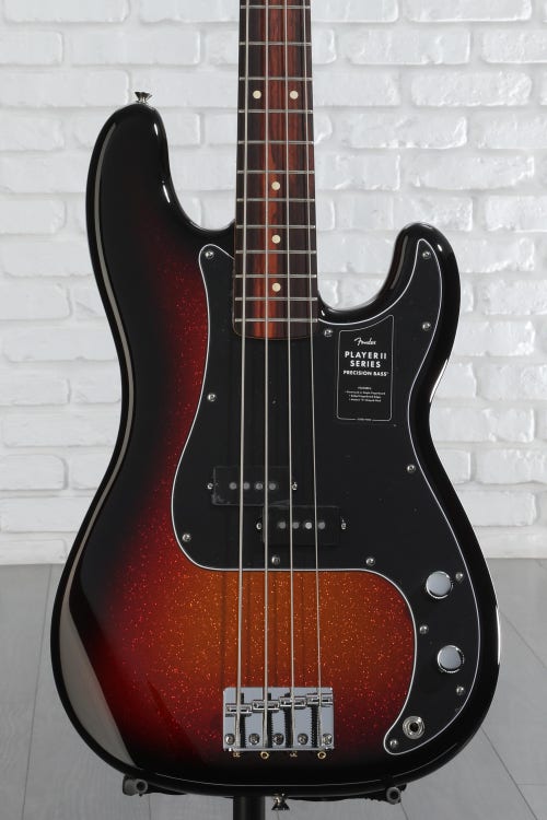 Fender Limited Edition Player II Precision Bass Guitar - Sparkle 3-color Sunburst