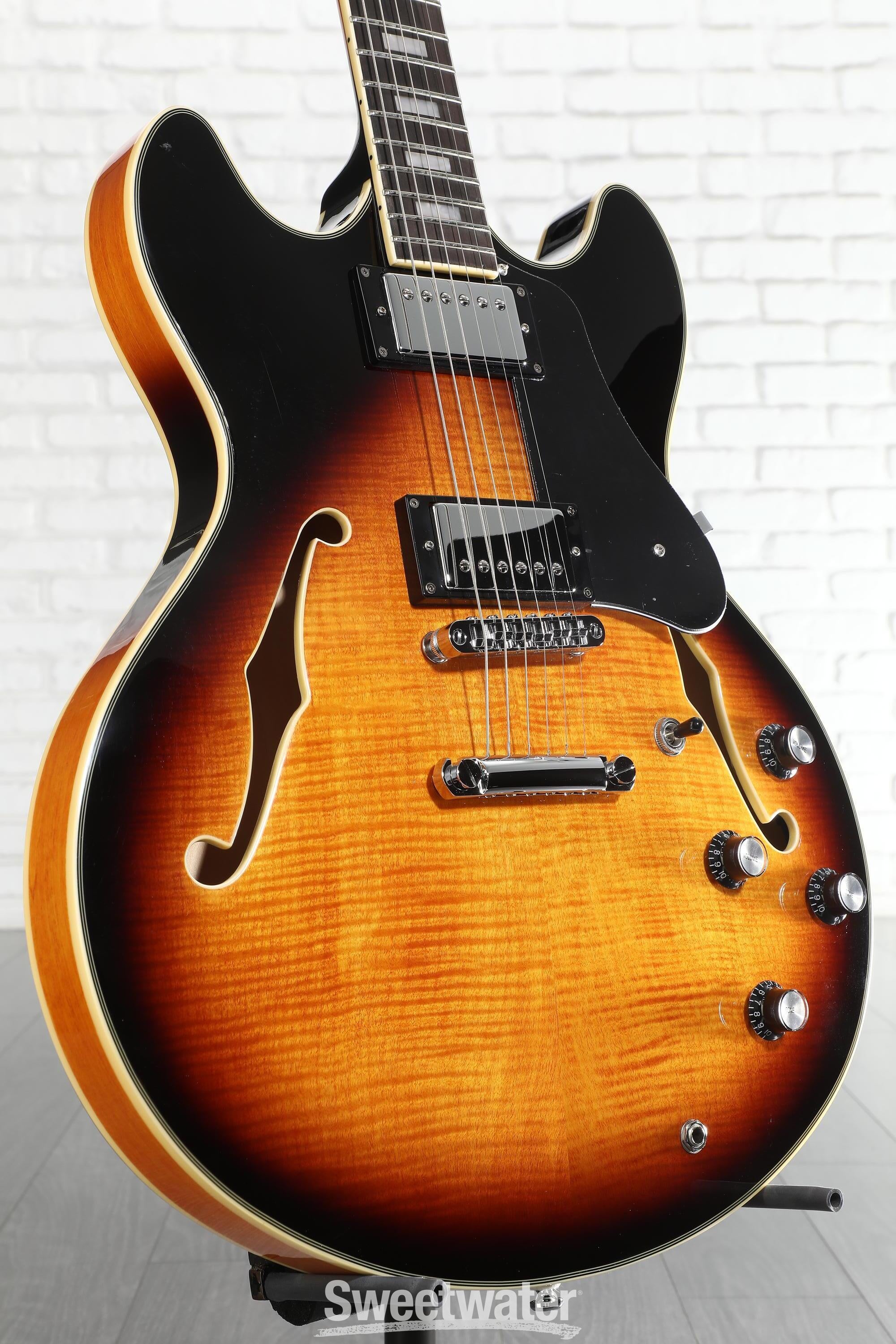Photo of Sire Larry Carlton H7 Semi-hollow Electric Guitar - Vintage Sunburst