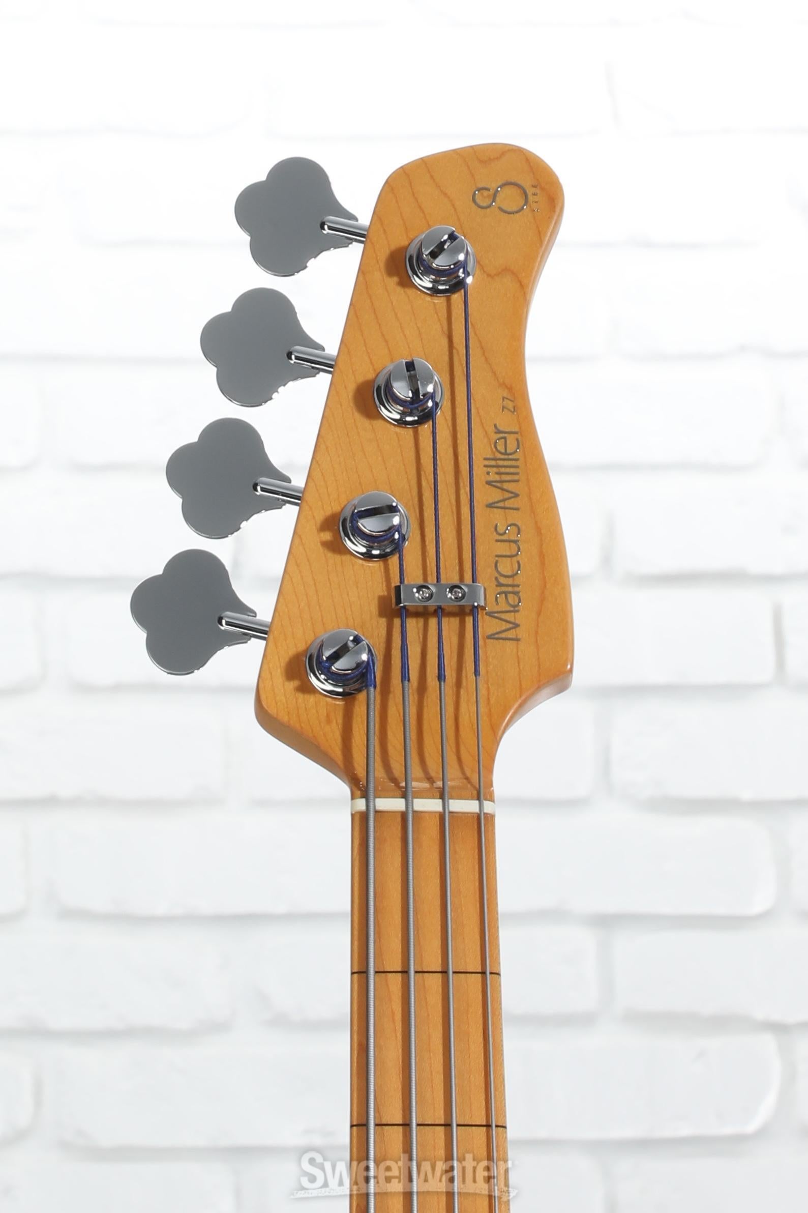 Sire Marcus Miller Z7 Fretless Bass Guitar - 3-tone Sunburst