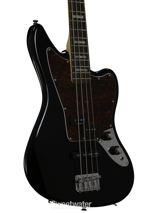 Squier Vintage Modified Jaguar Bass - Black | Sweetwater Squier Vintage Modified Jaguar Bass - Black | Sweetwater