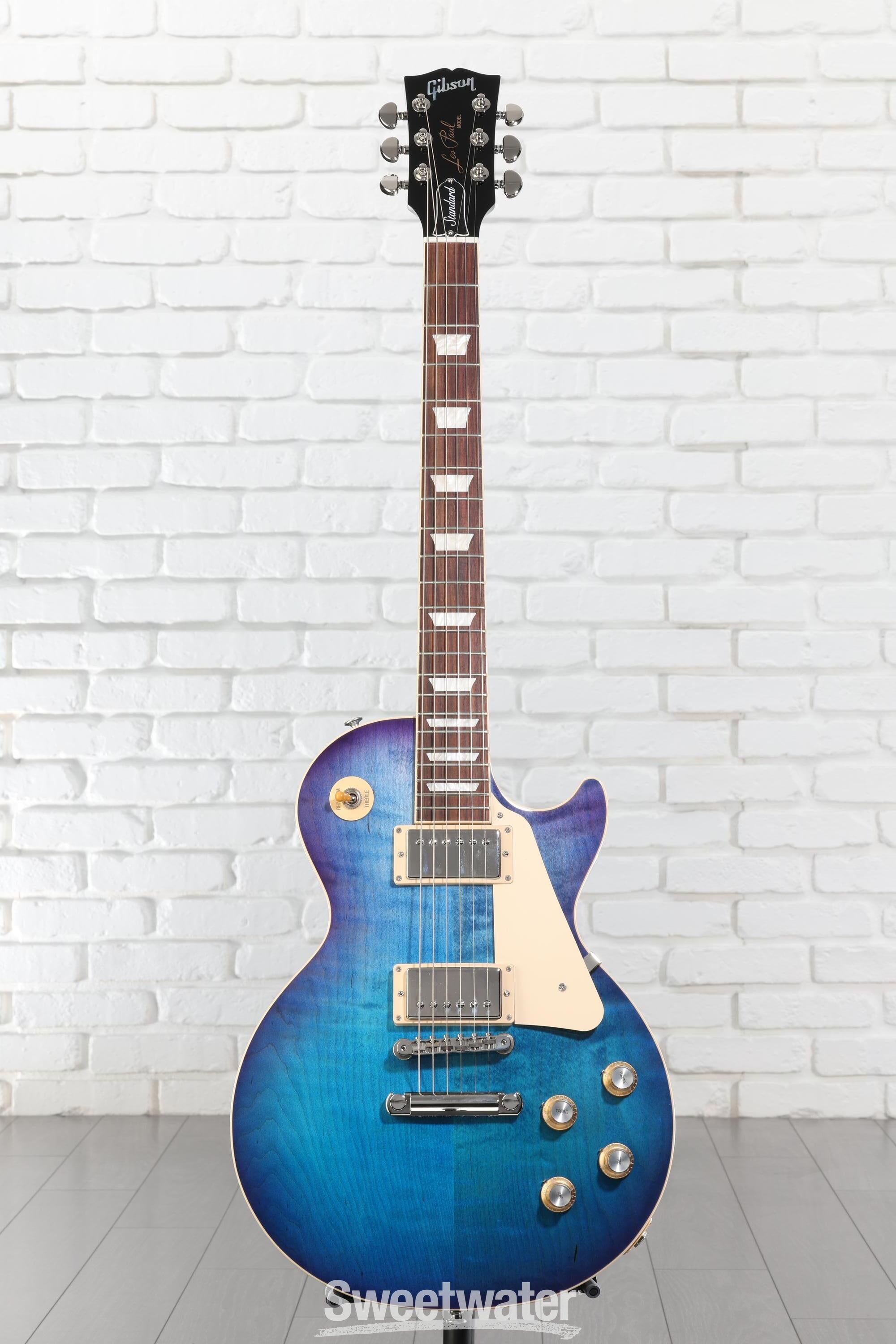 お*ら様 ☆Gibs〇n Les Paul Standard ブルーcopymo