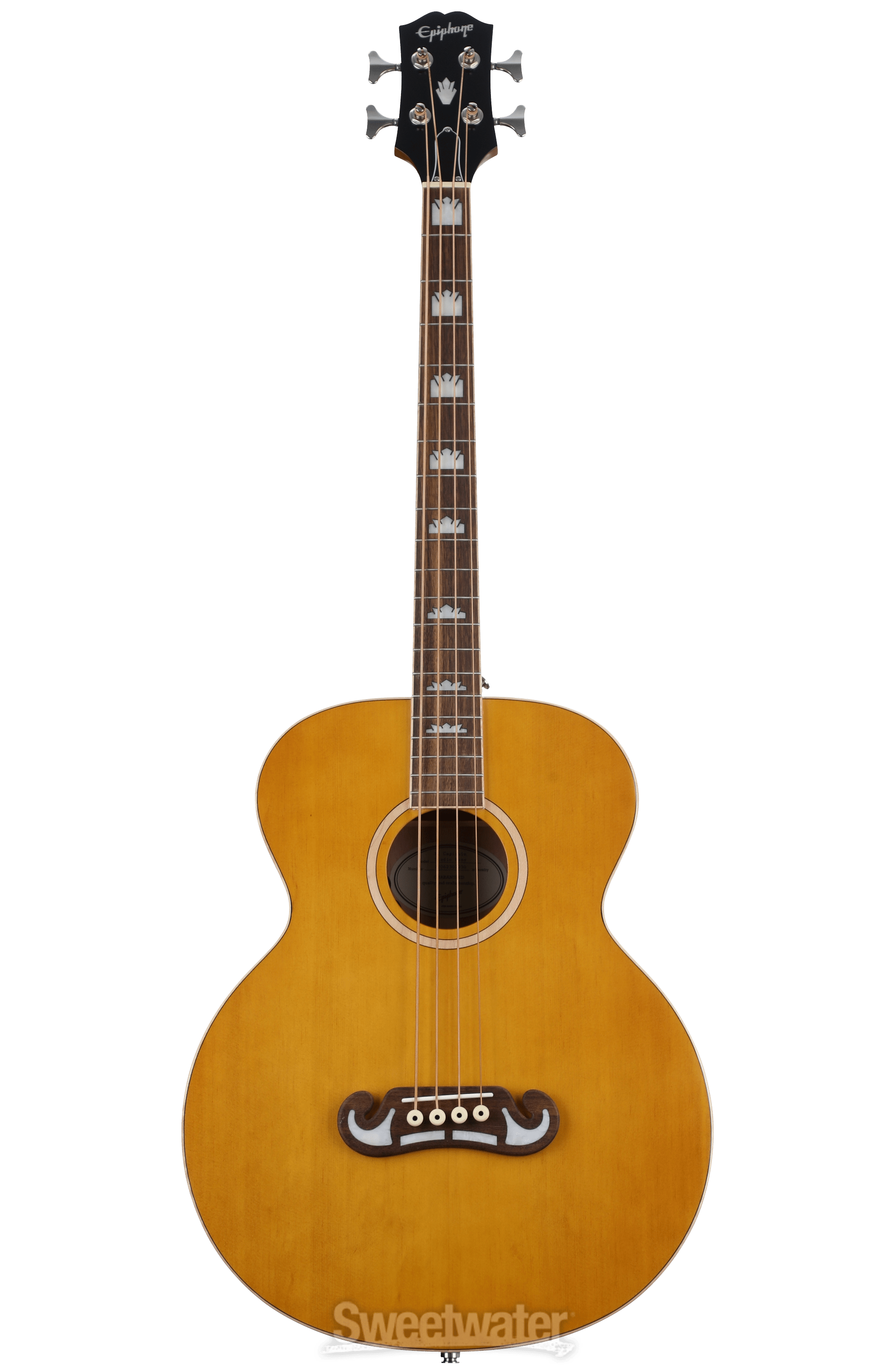 Epiphone El Capitan J-200 Studio Acoustic-electric Bass Guitar