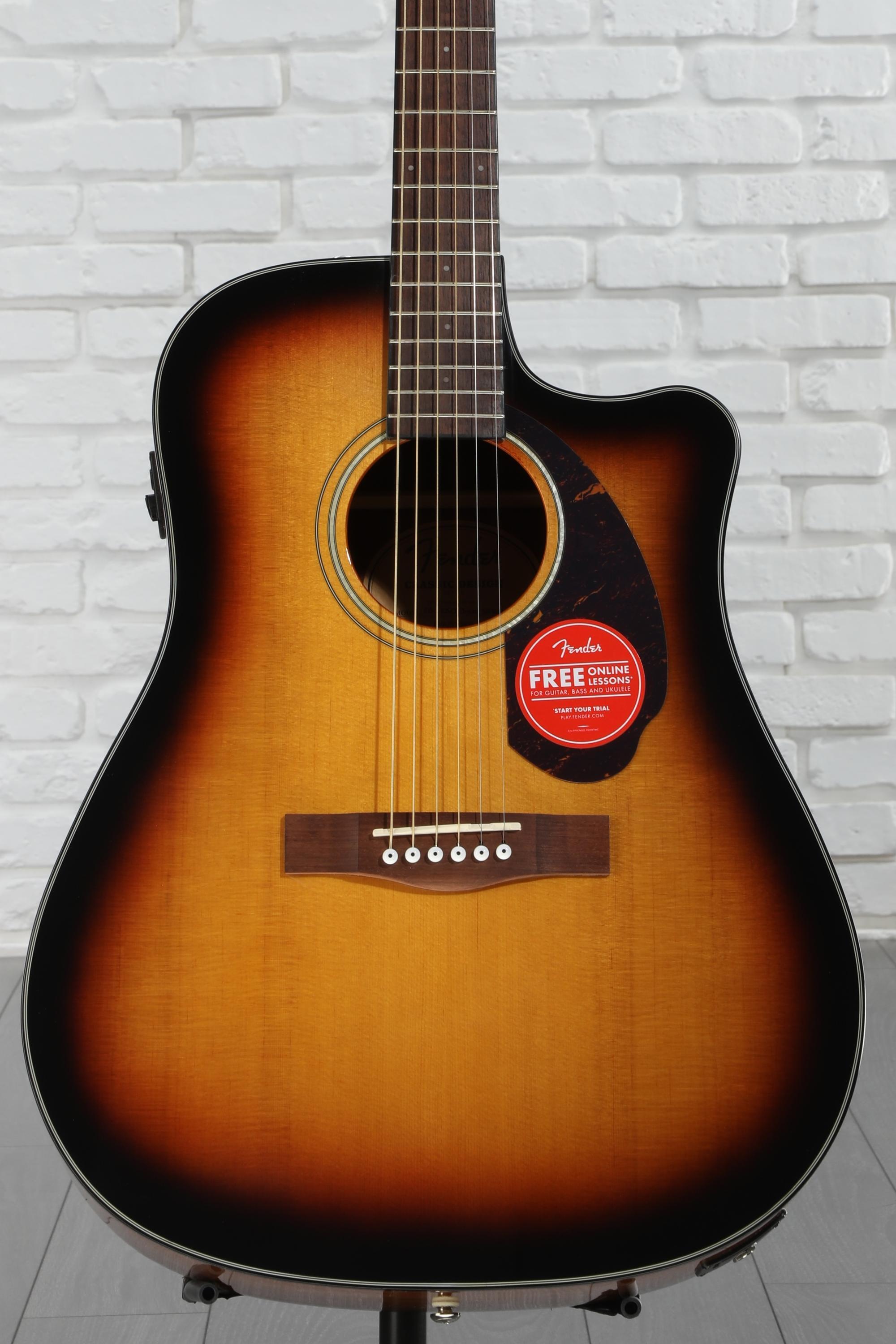 fender アコースティックギター CD140SCE BLK 弦楽器 楽器 CD-140SCE – Fender