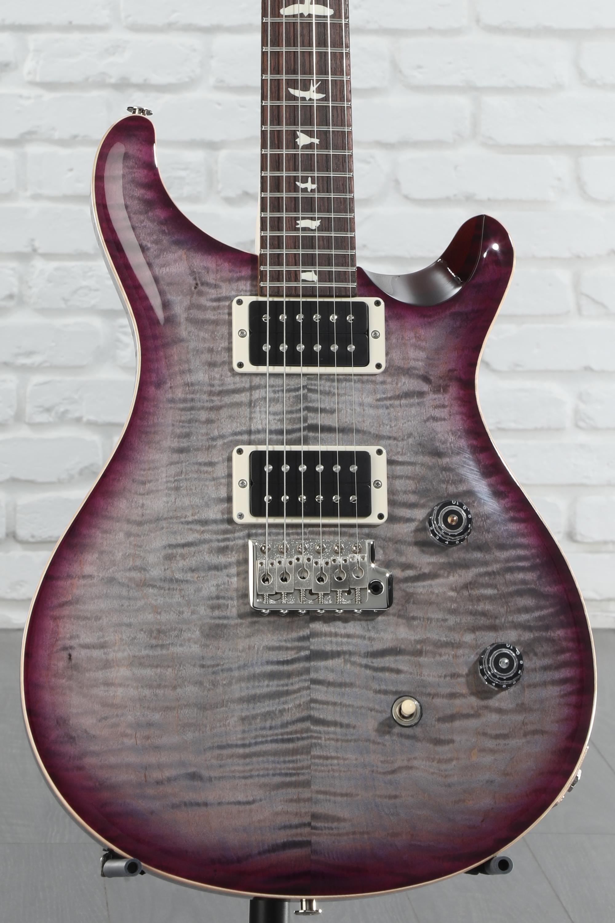 PRS CE 24 Electric Guitar - Faded Gray/Black/Purple Burst