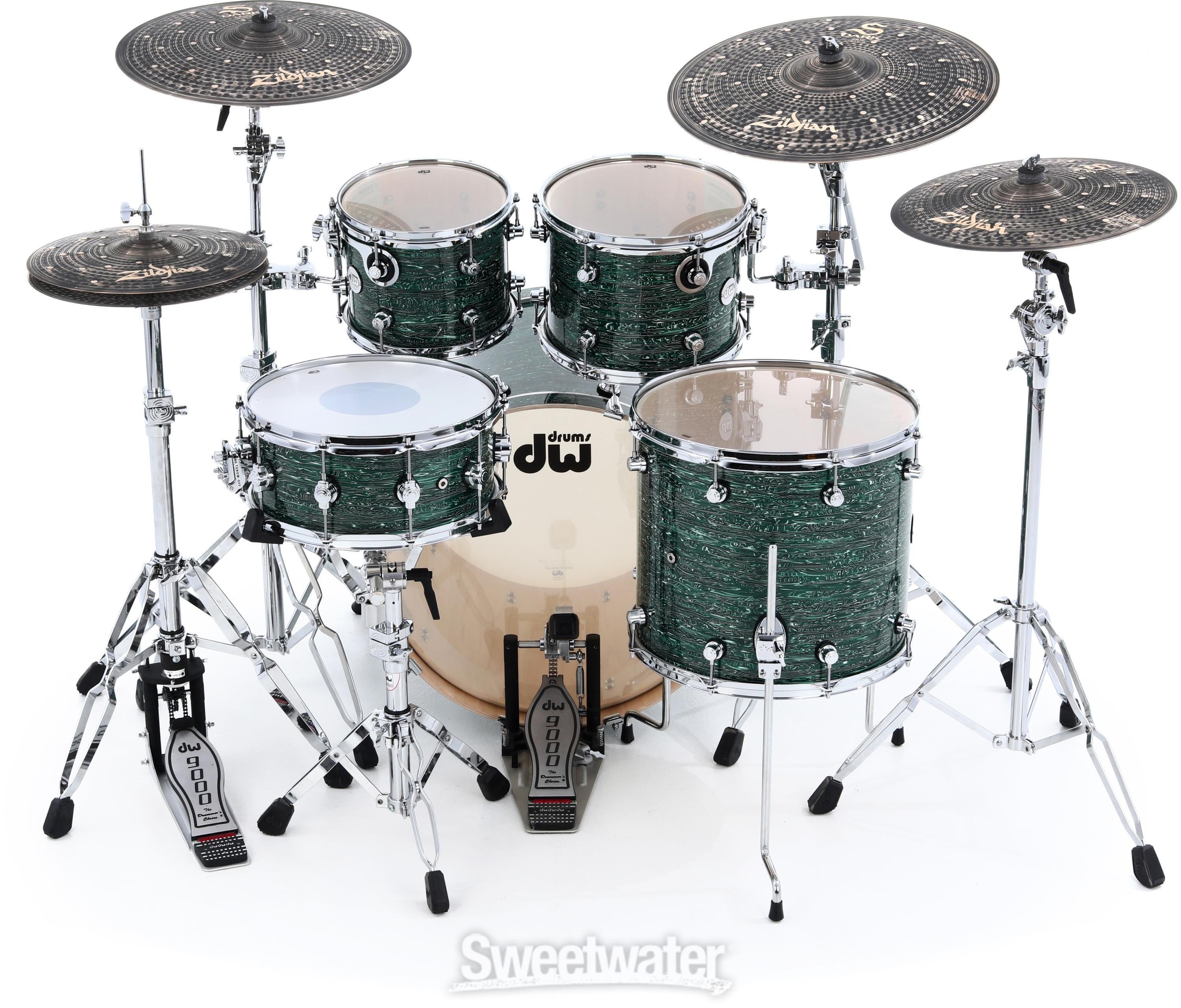 DW DDFP2214GS Design Series 4-piece Shell Pack - Strata Green