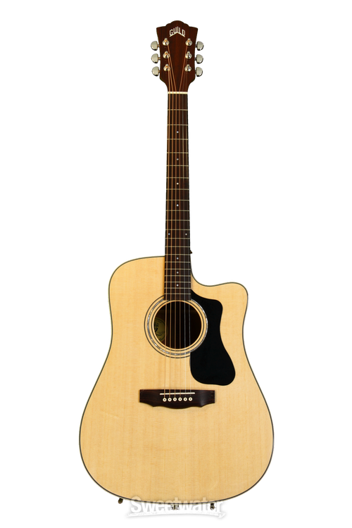 Guild D-140 CE Dreadnought Acoustic-electric Cutaway - Natural