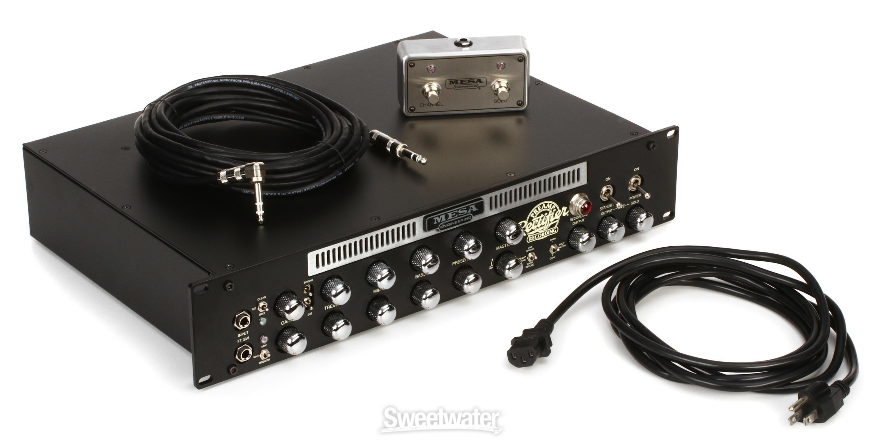 Mesa/Boogie Rectifier Recording Preamp - 2-channel Tube Preamp 