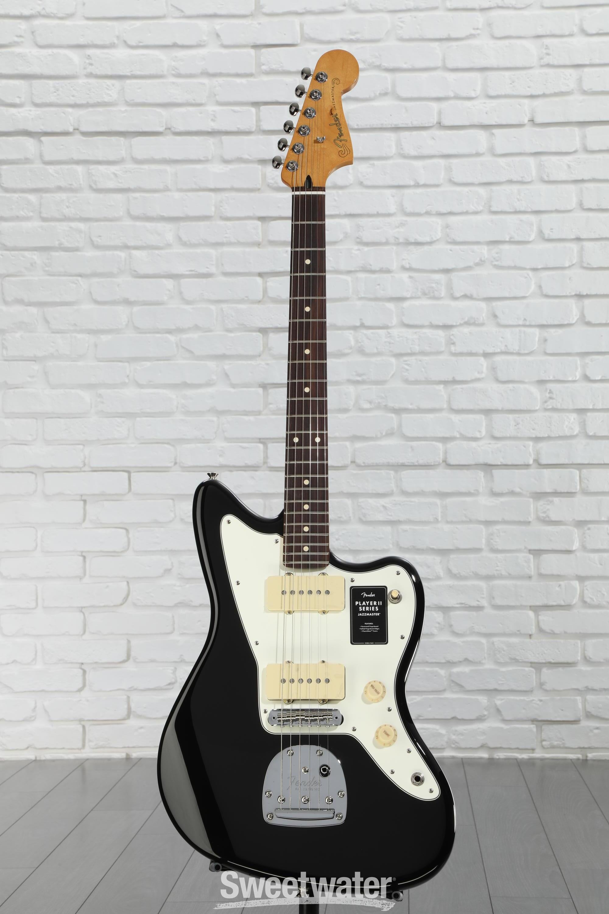Fender Player II Jazzmaster Electric Guitar - Black | Sweetwater
