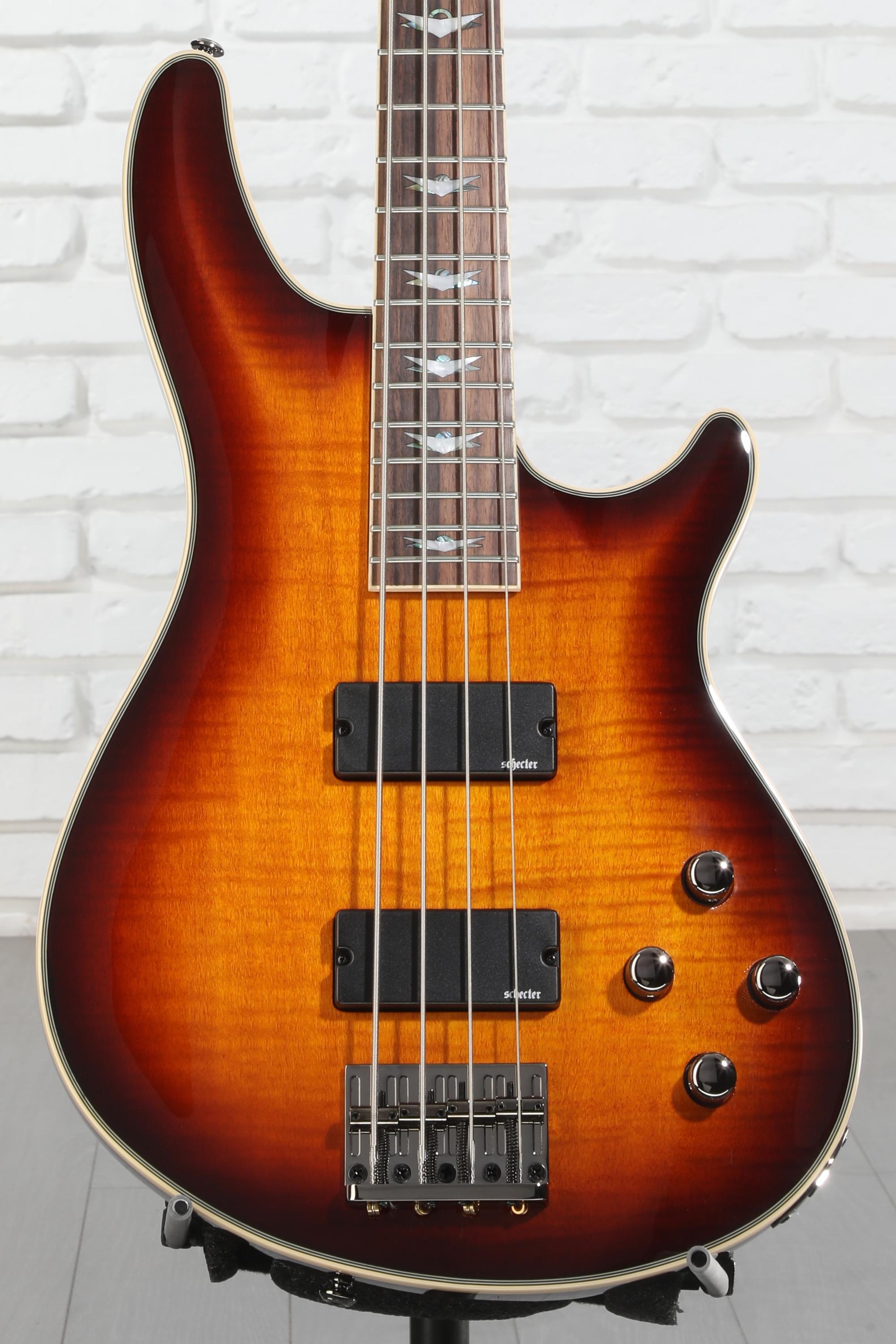 Schecter Omen Extreme-4 Bass Guitar - Vintage Sunburst | Sweetwater