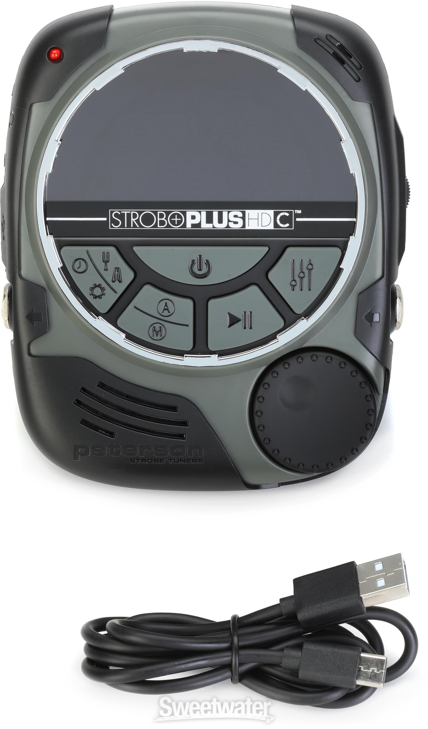 Peterson StroboPLUS HDC - Chromatic Handheld Strobe Tuner | Sweetwater