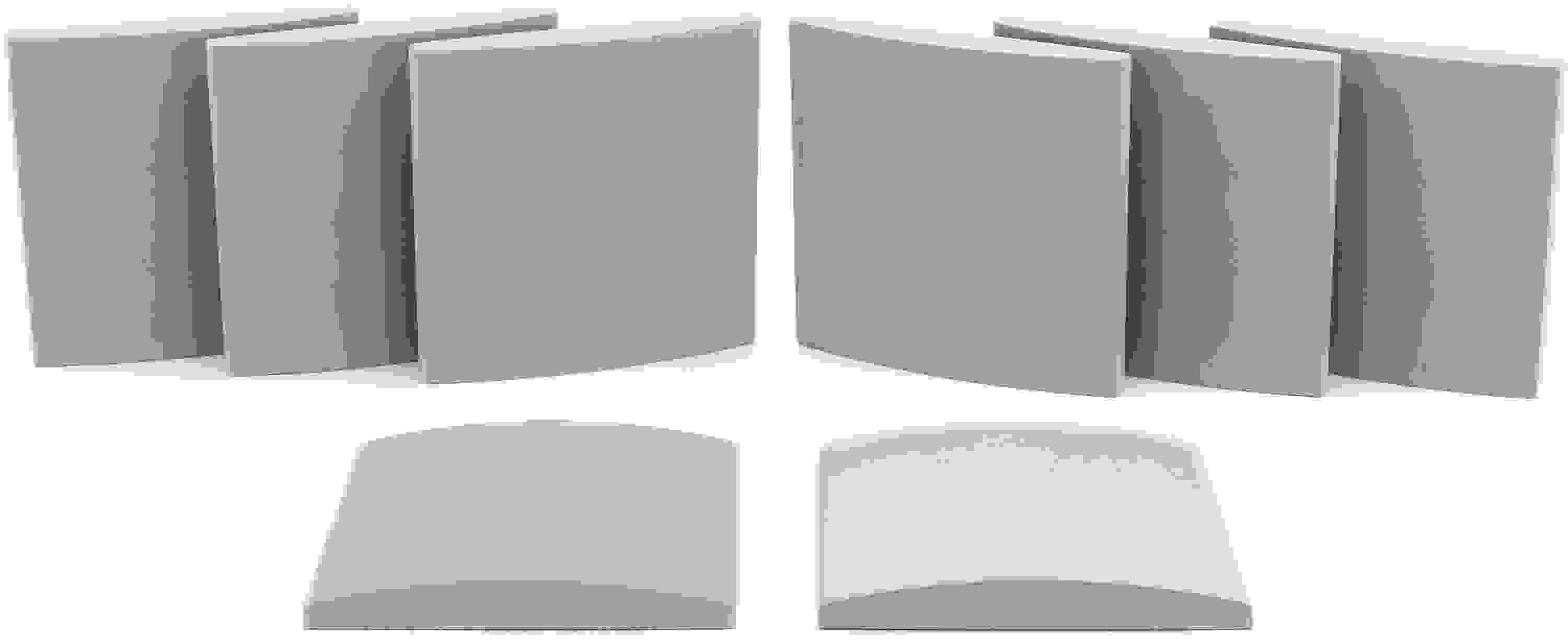 Vicoustic Cinema Round Premium Acoustic Absorption Panels 8-pack - Light Gray