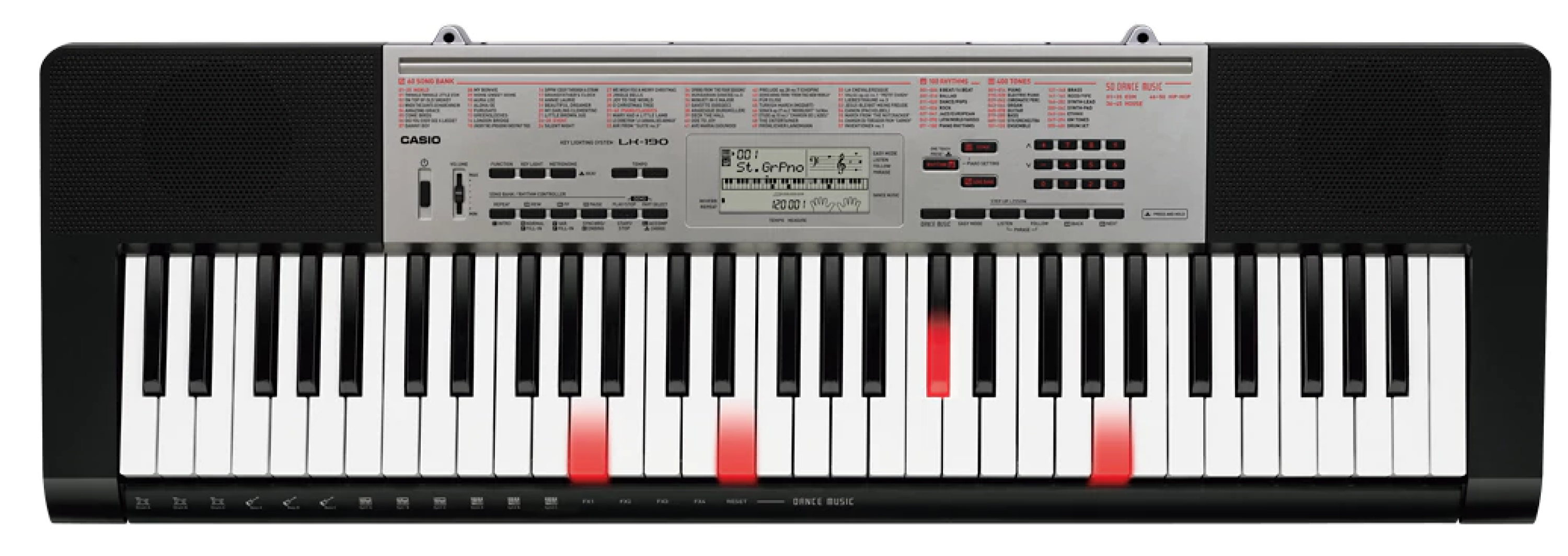 Casio LK-190 Lighted-key Portable Arranger | Sweetwater