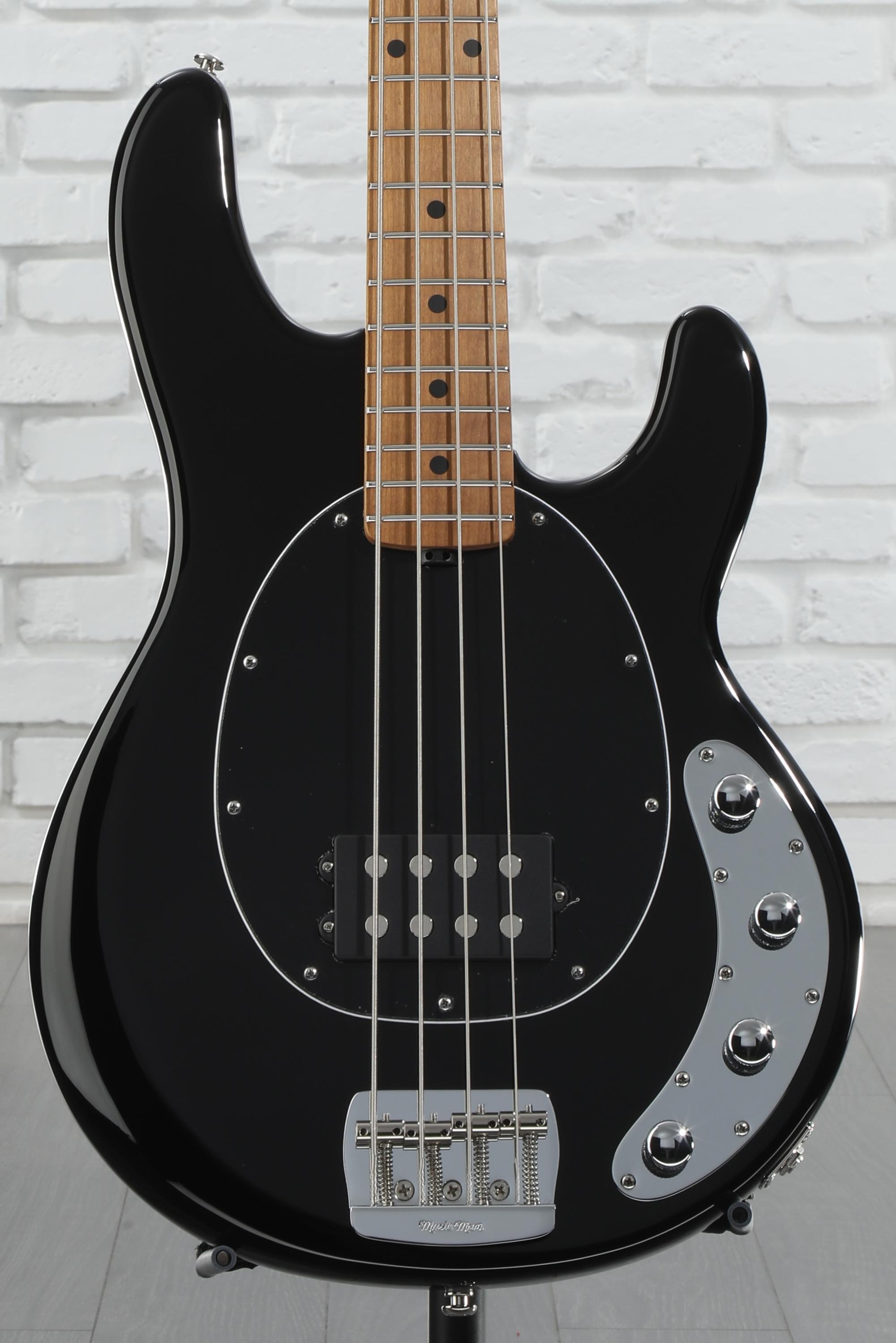 【送料無料】 Man Music Ball Ernie StingRay Black - Guitar Bass Special ベース