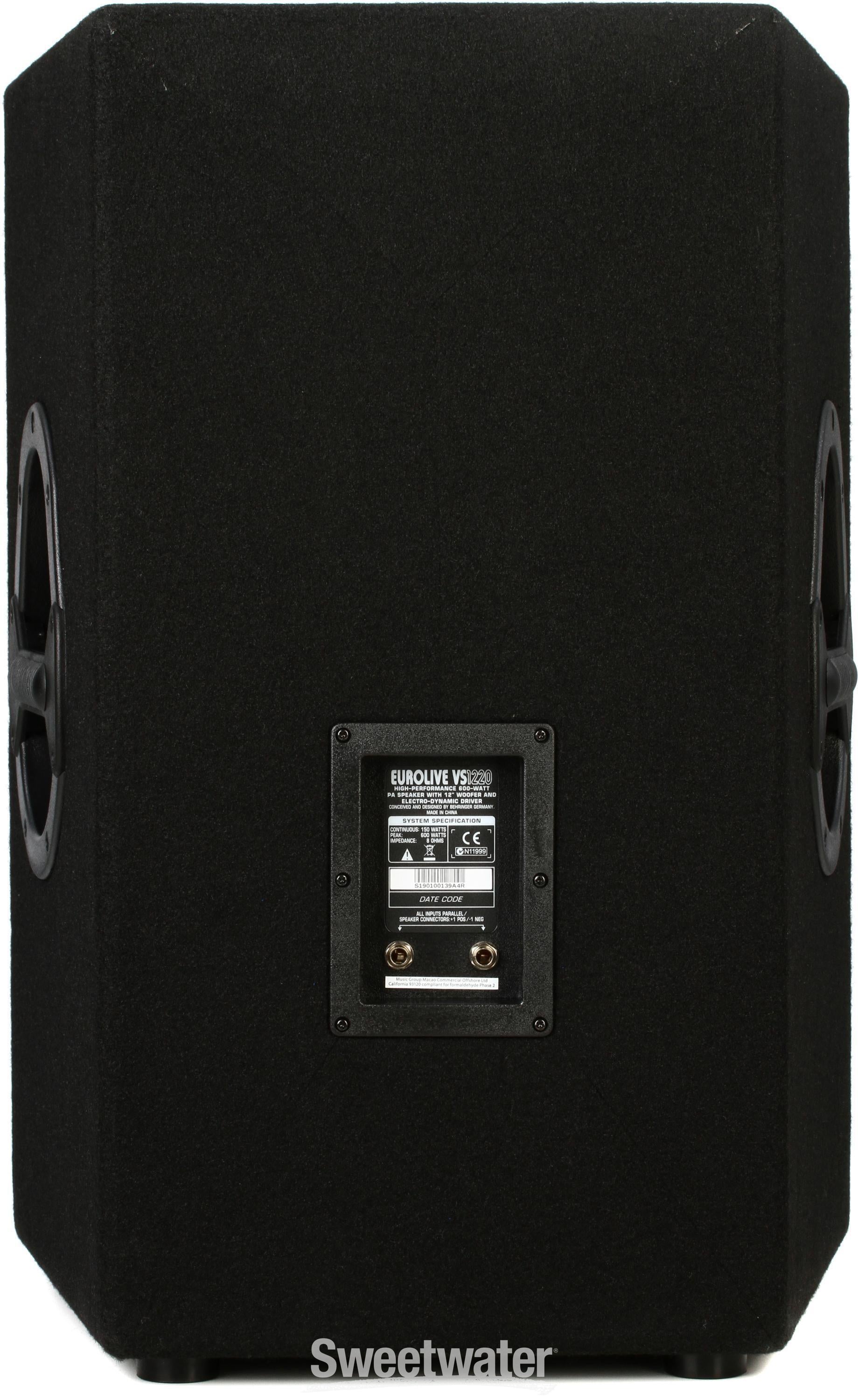 Behringer VS1220 600W 12 inch Passive Speaker
