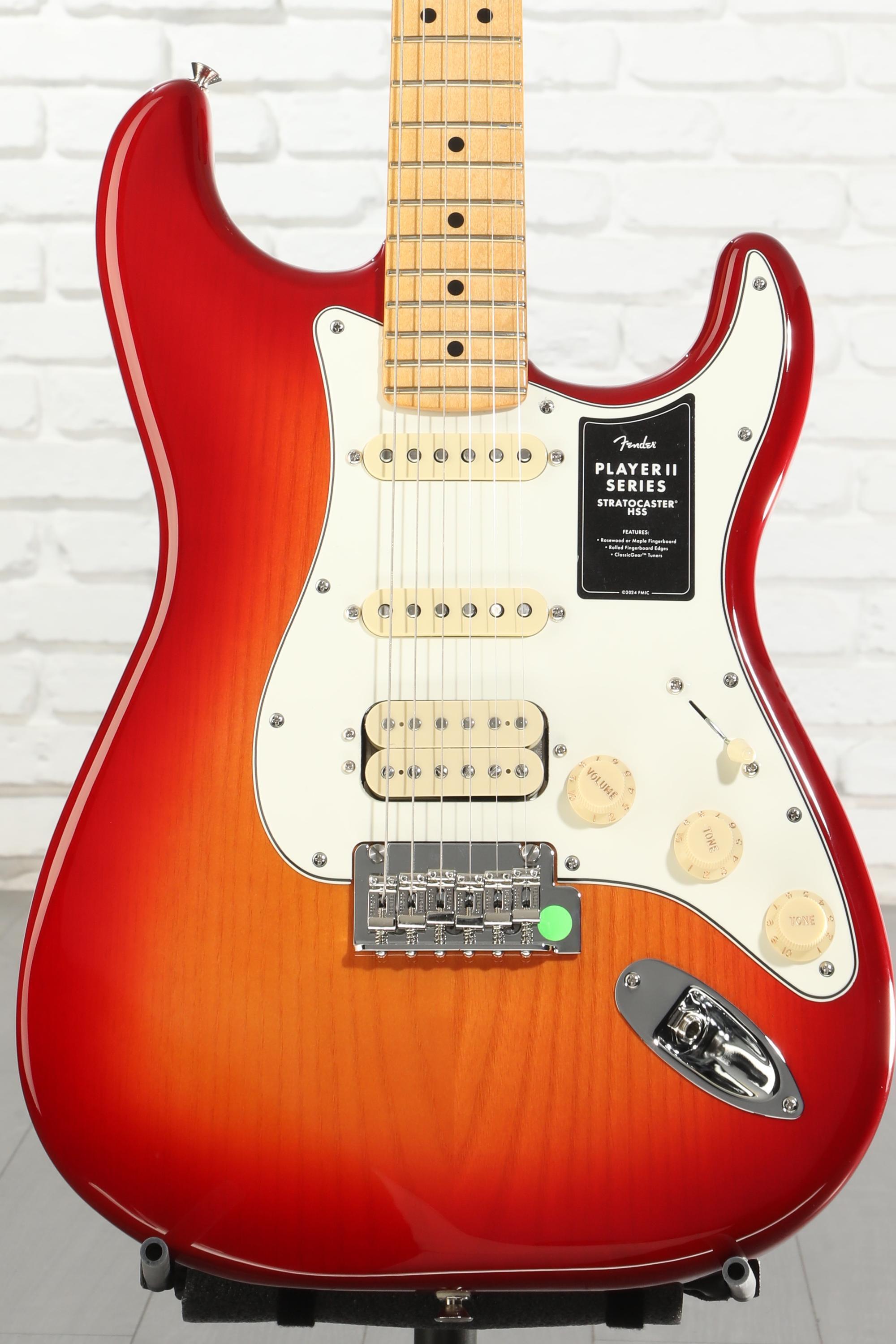 Fender Player II Stratocaster Electric Guitar - Aged Cherry Burst